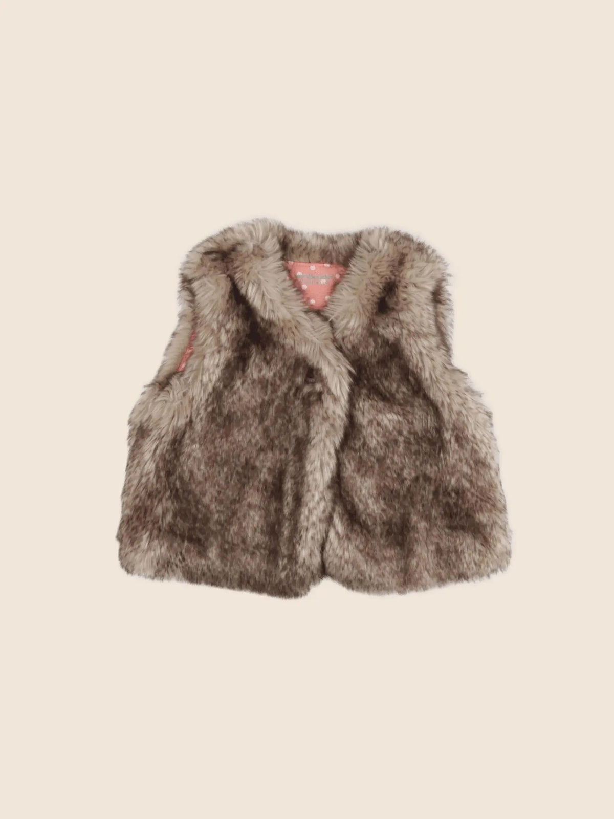 Vertbaudet - gilet marron - 6 mois