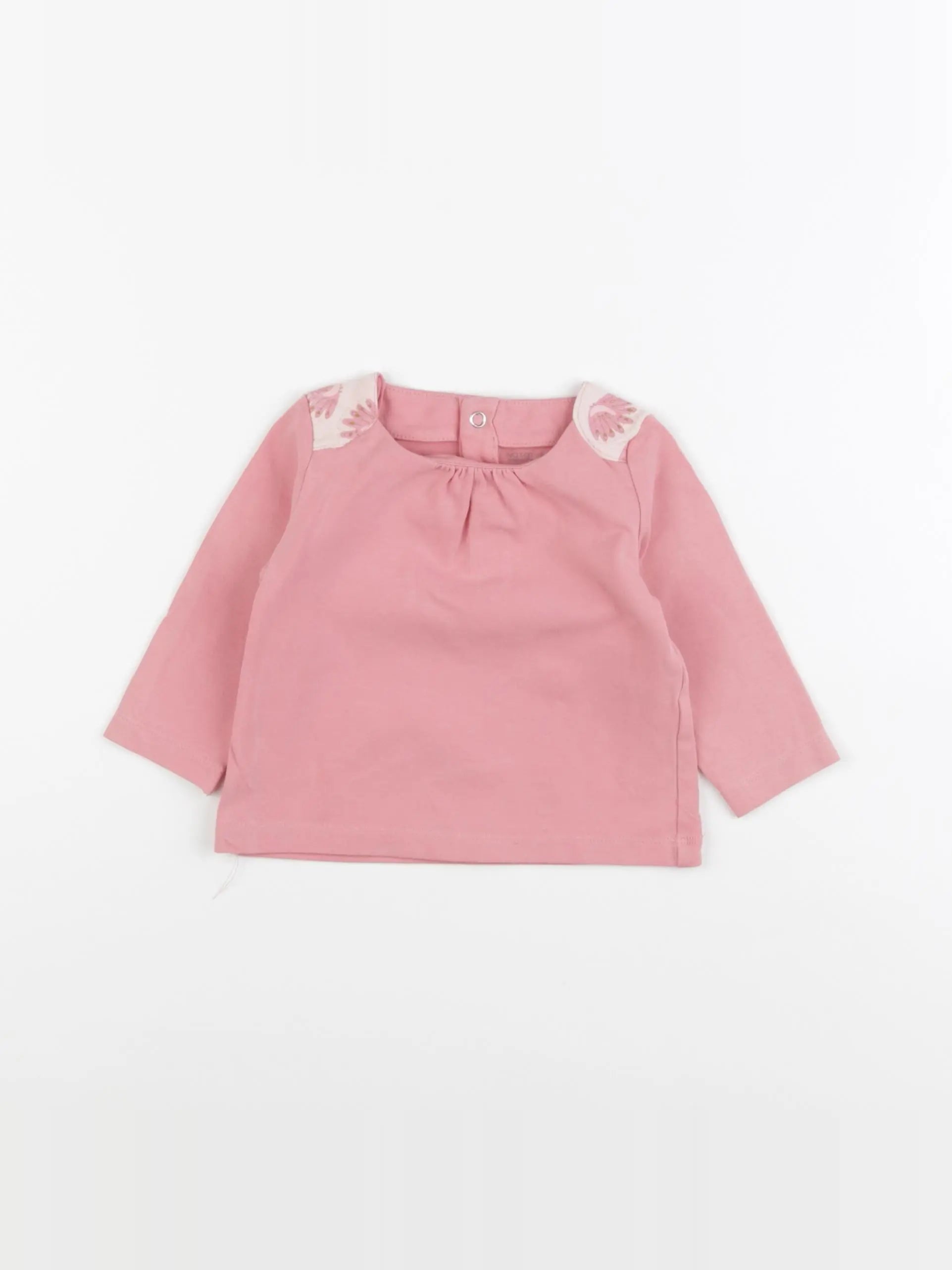 Natalys - tee-shirt rose - 6 mois