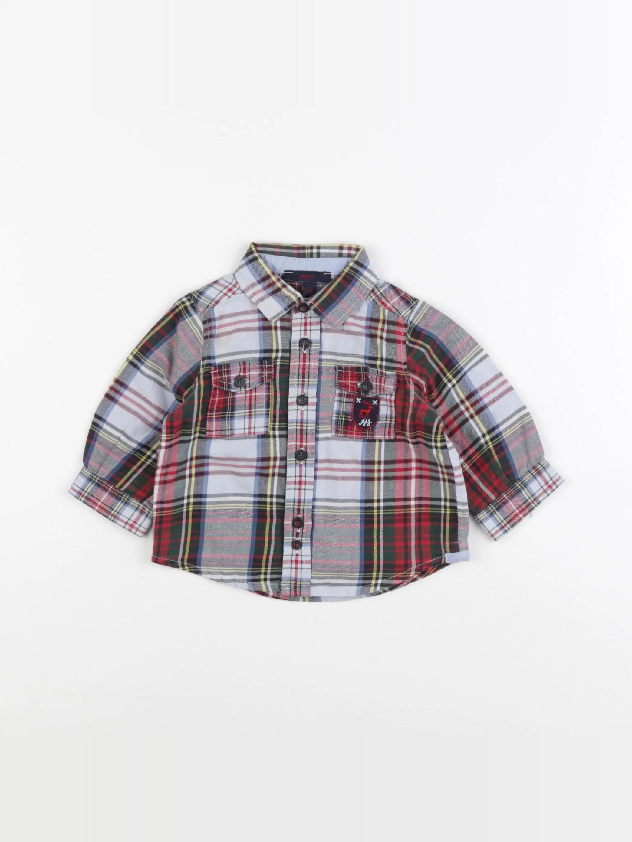 Jacadi - chemise multicolore - 6 mois