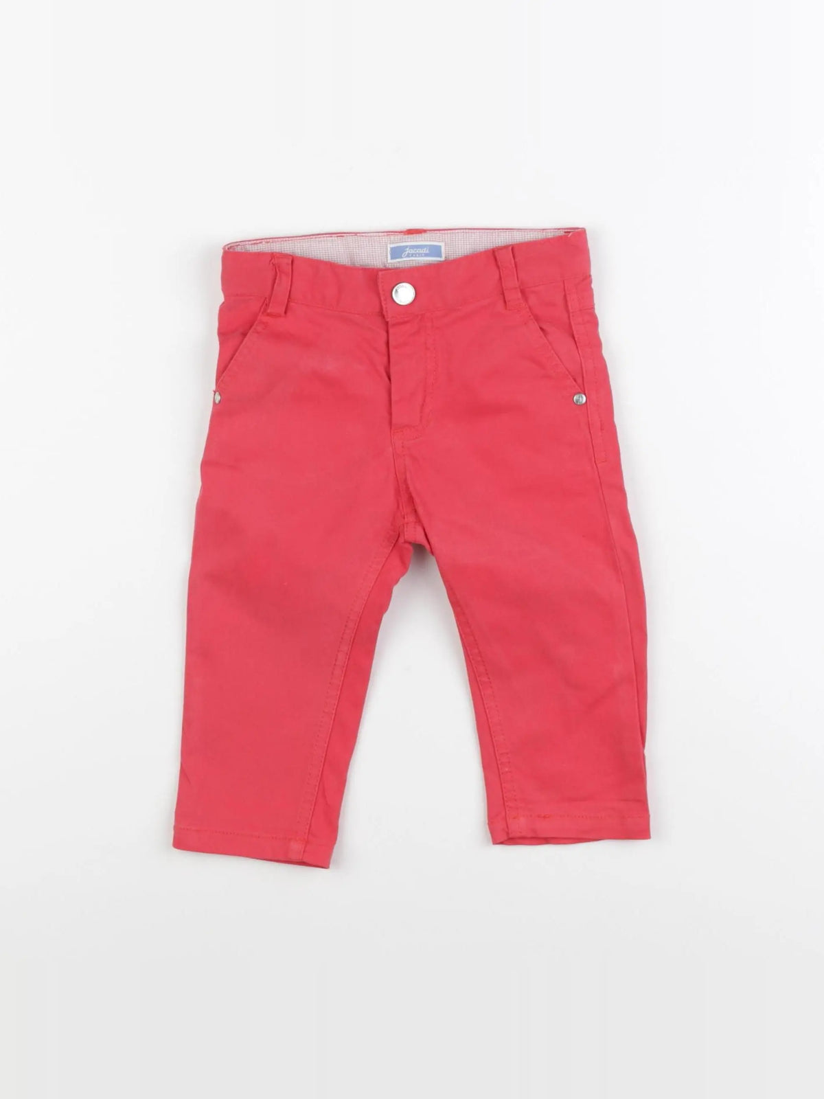 Jacadi - pantalon rouge - 12 mois