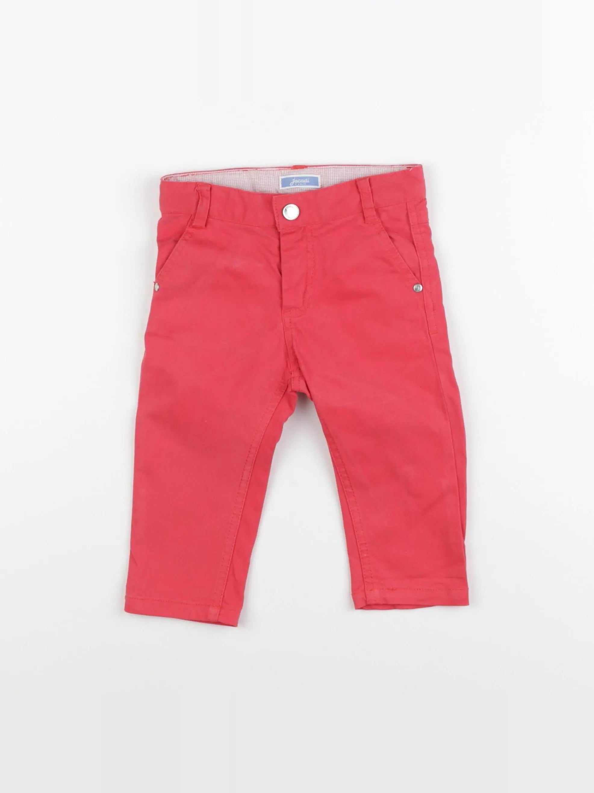 Jacadi - pantalon rouge - 12 mois