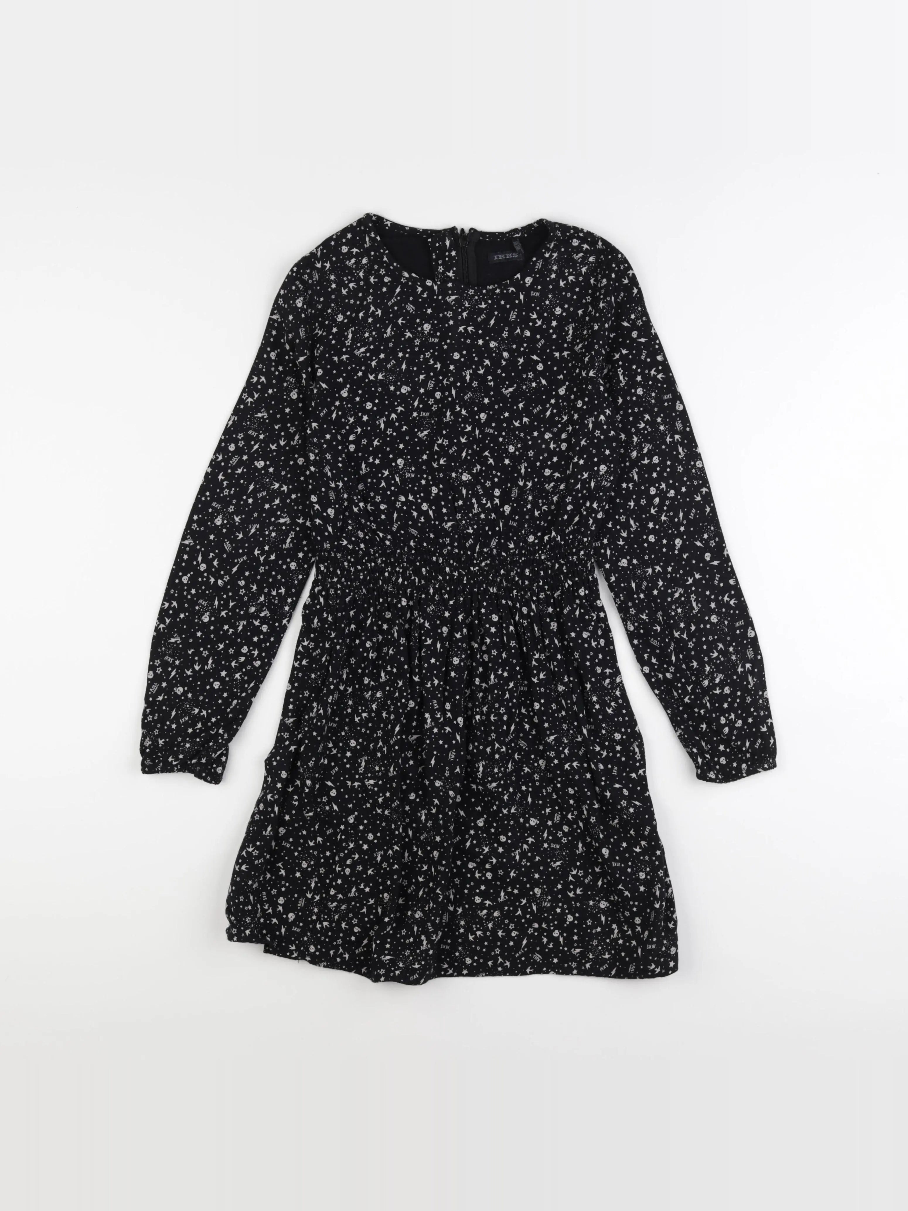 IKKS - robe noir - 10 ans