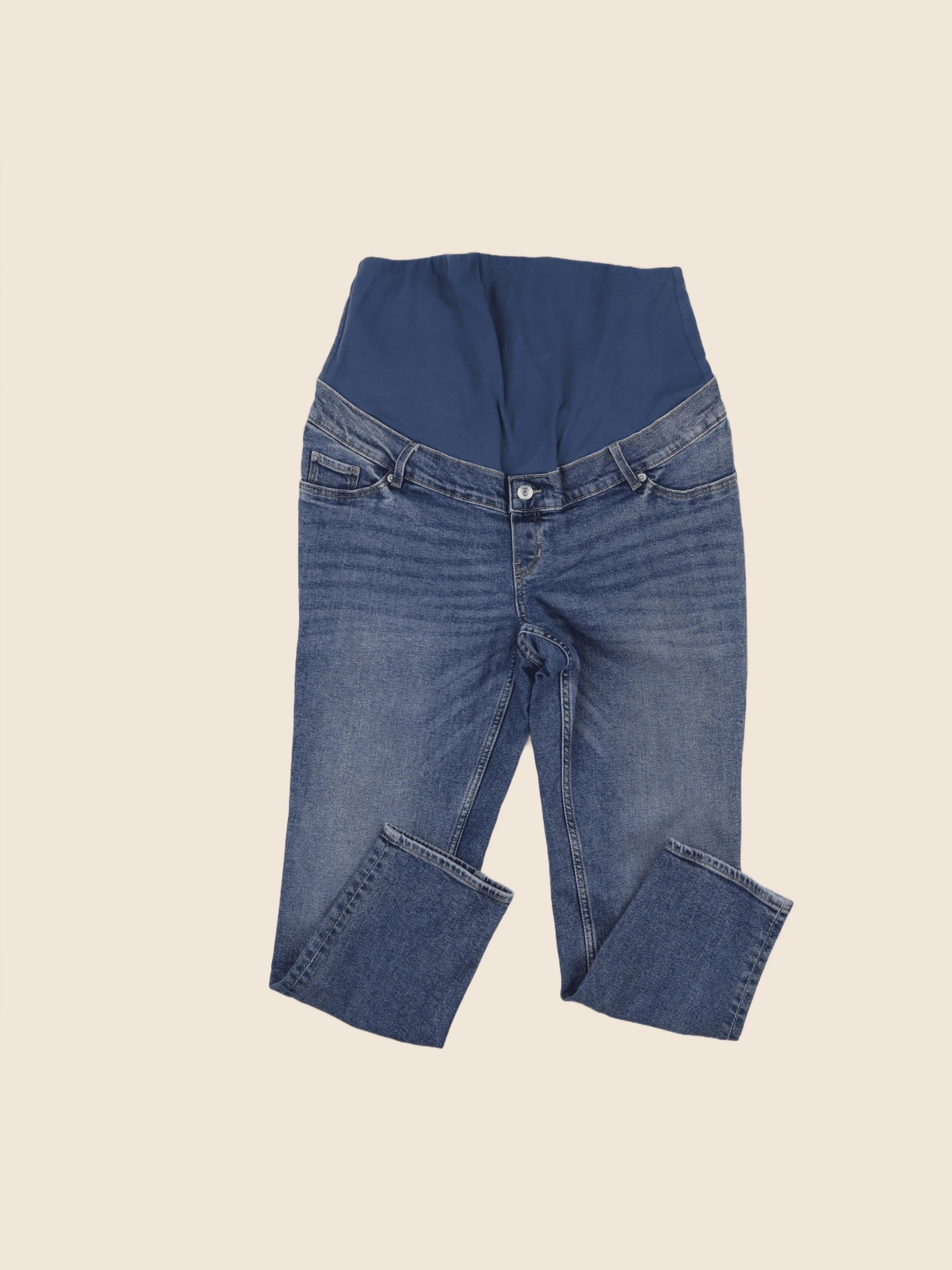 H&M - jean grossesse bleu - 44 à 46