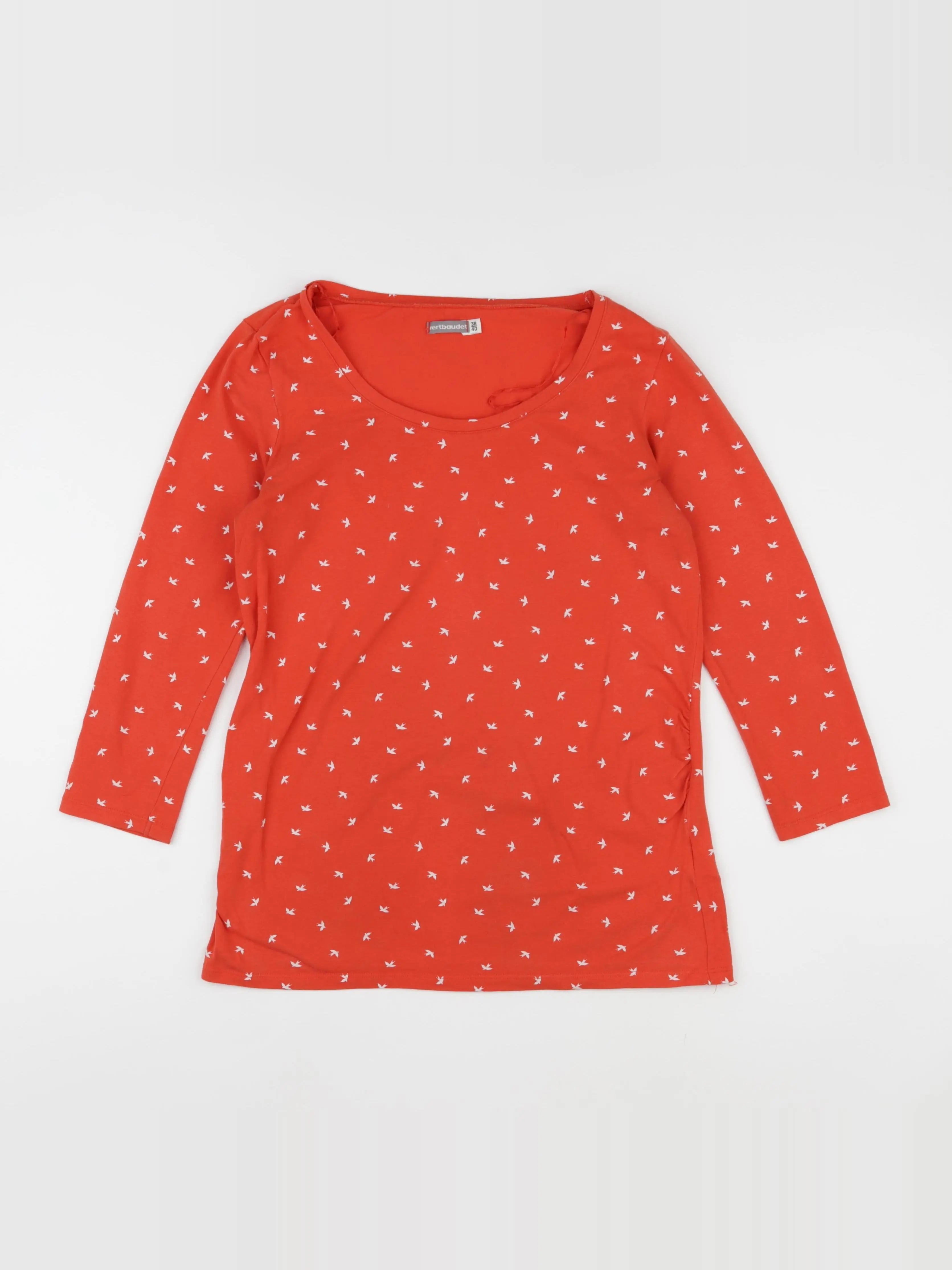 Vertbaudet - tee-shirt grossesse rouge - 38 à 40