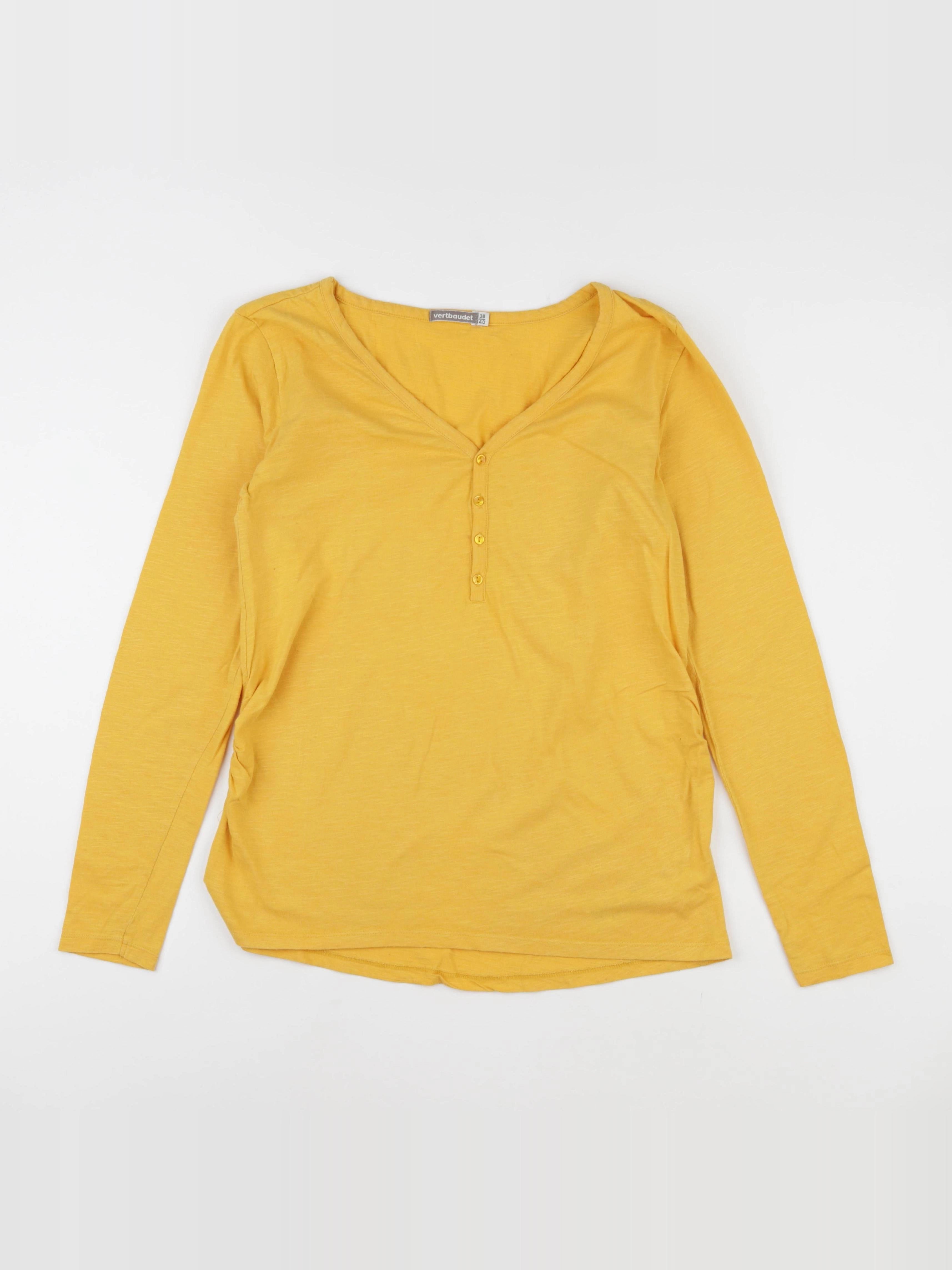 Vertbaudet - tee-shirt grossesse jaune - 38 à 40