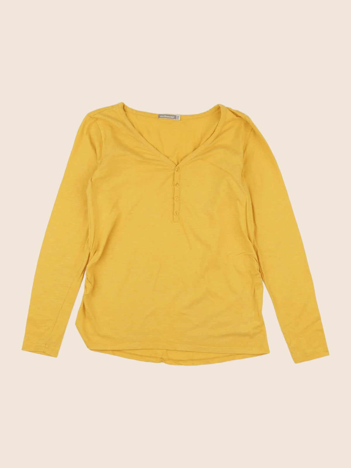Vertbaudet - tee-shirt grossesse jaune - 38 à 40