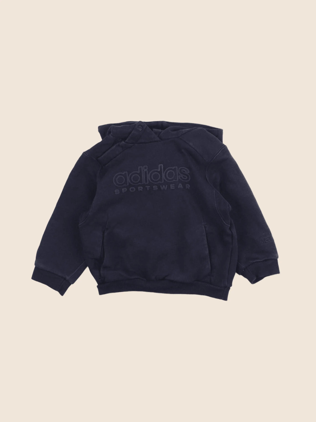 Adidas - sweat bleu - 9/12 mois