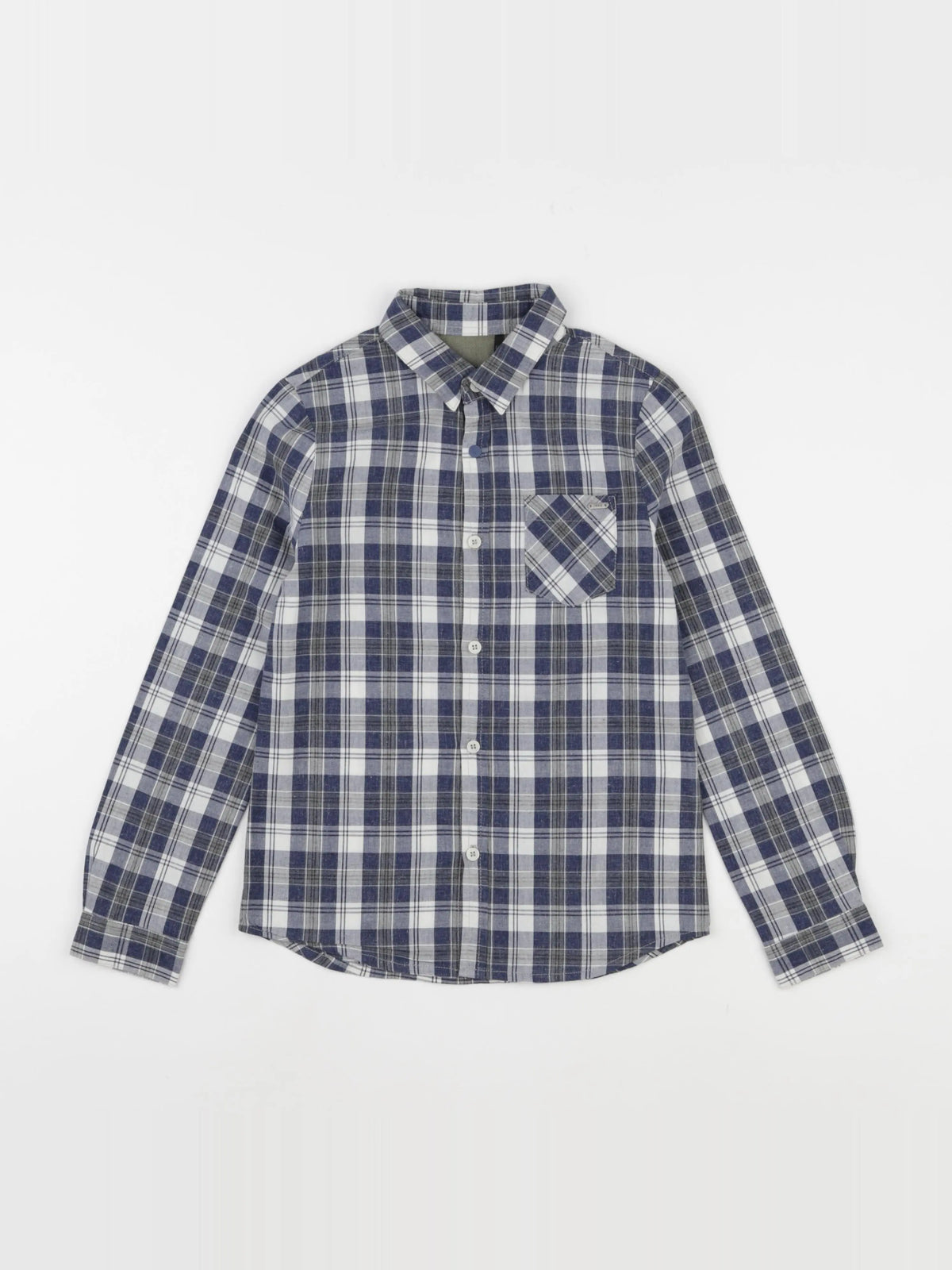 IKKS - chemise bleu, vert - 8 ans
