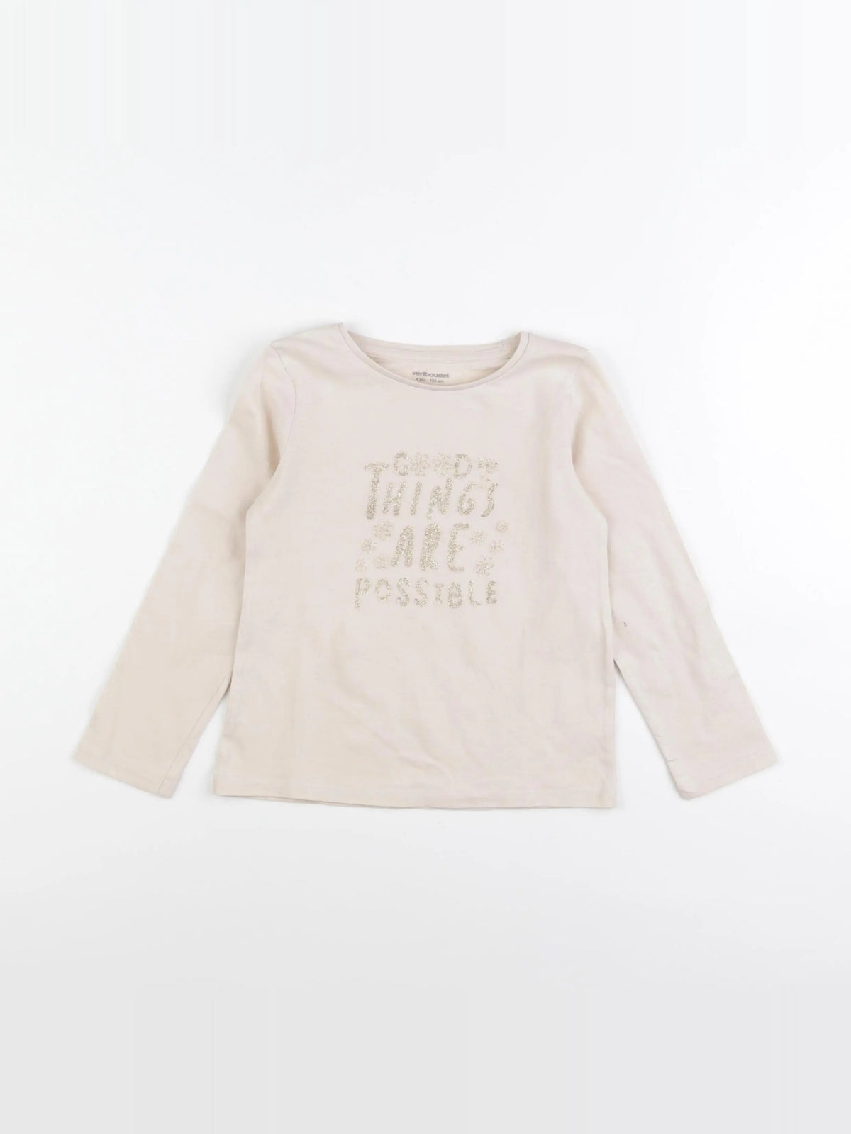 Vertbaudet - tee-shirt rose - 4 ans