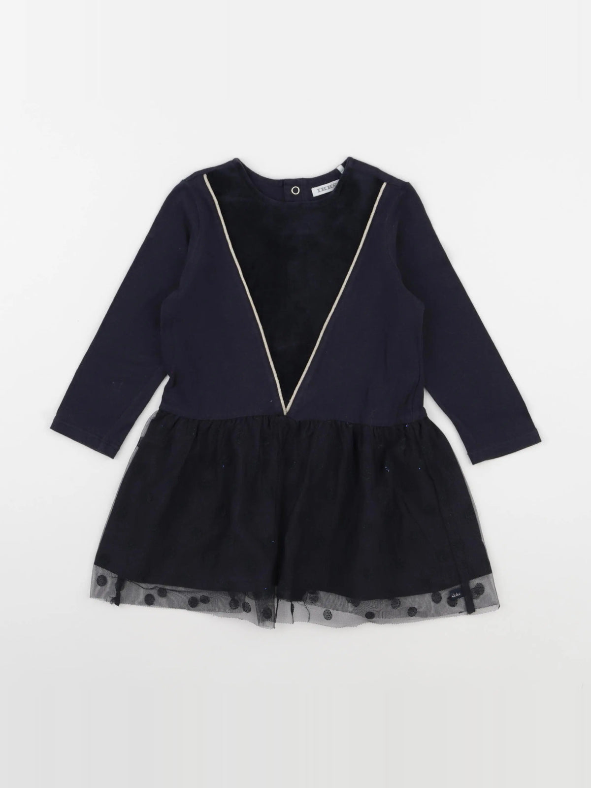 IKKS - robe bleu - 2 ans
