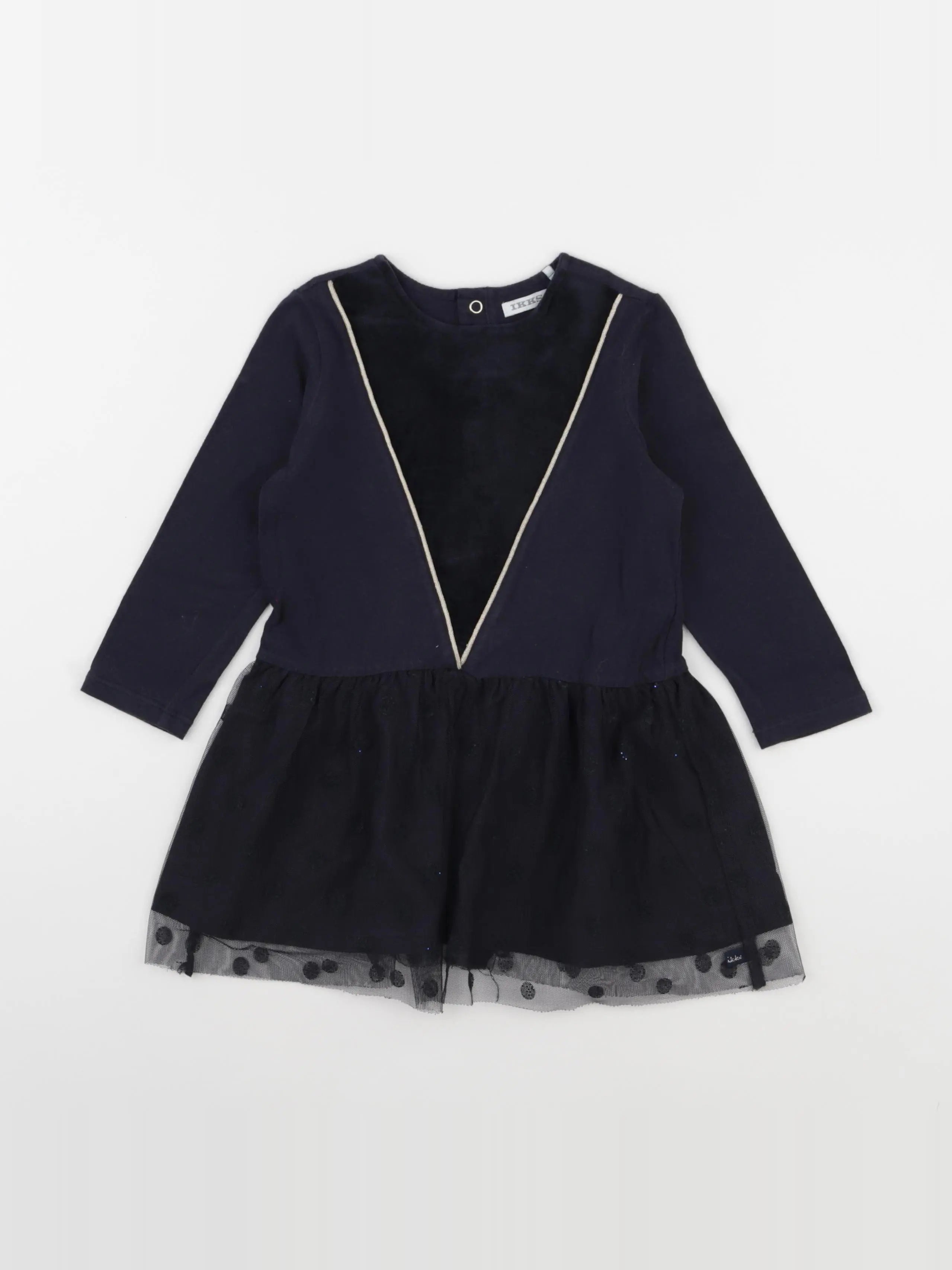 IKKS - robe bleu - 2 ans