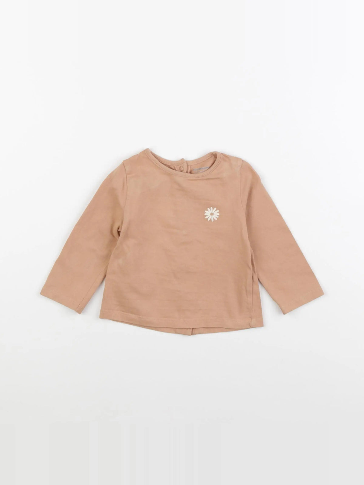 Vertbaudet - tee-shirt jaune - 6 mois