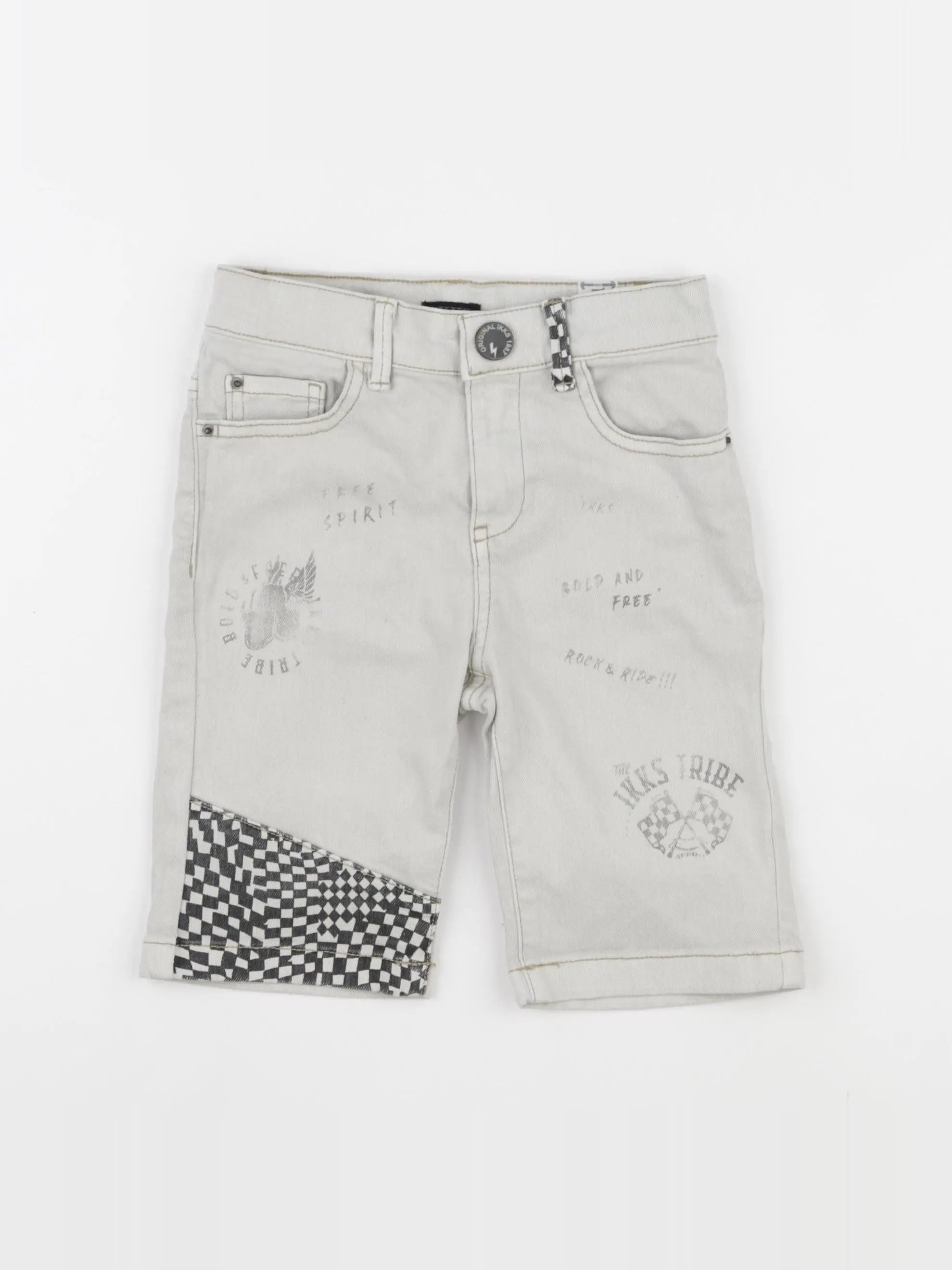 IKKS - short gris - 6 ans