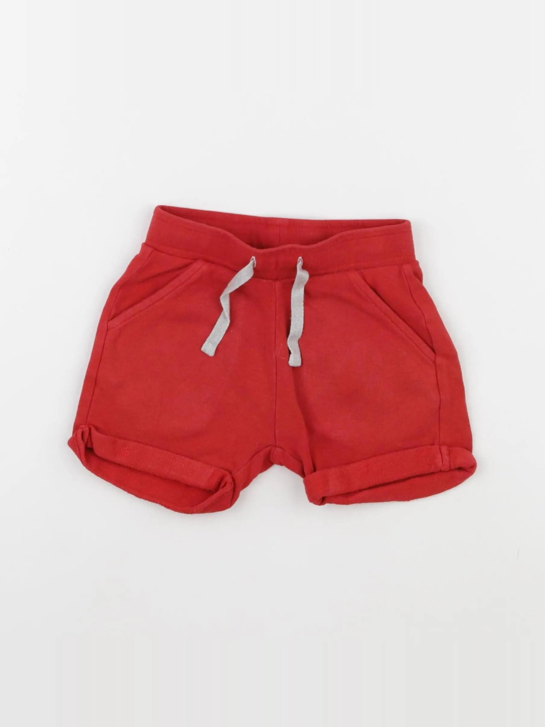 Vertbaudet - short rouge - 2 ans