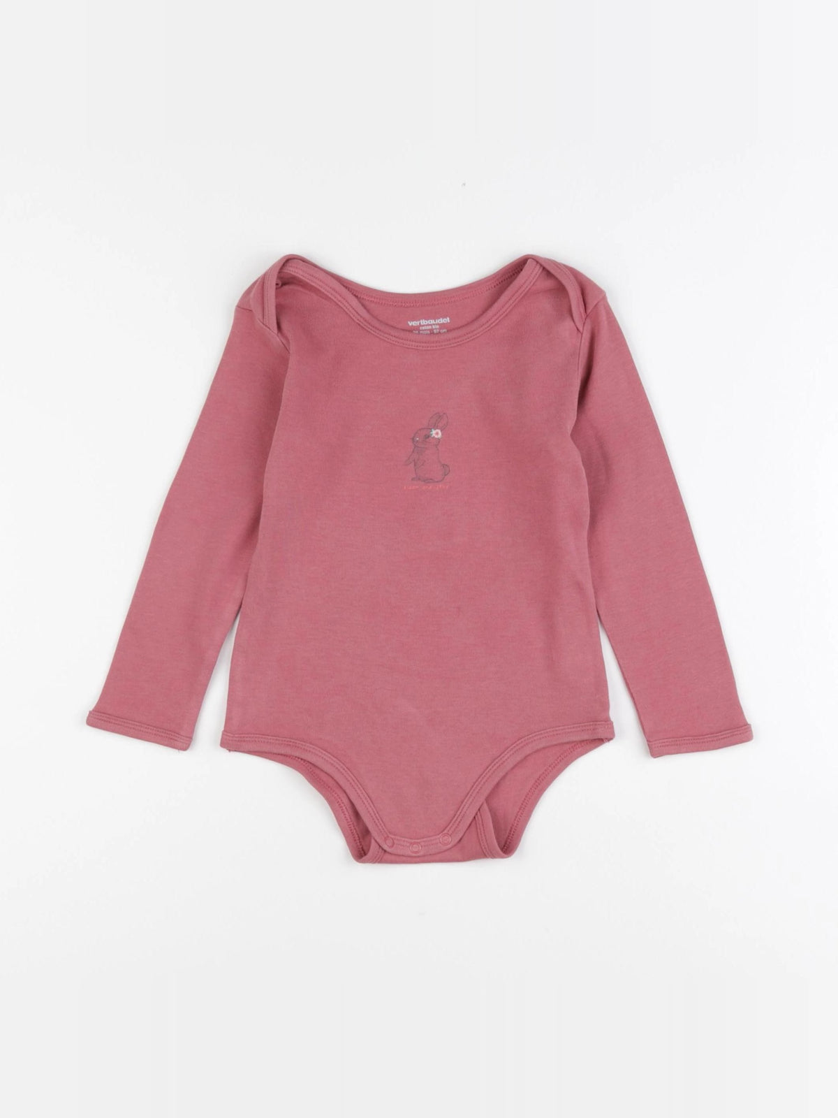 Vertbaudet - body rose - 36 mois