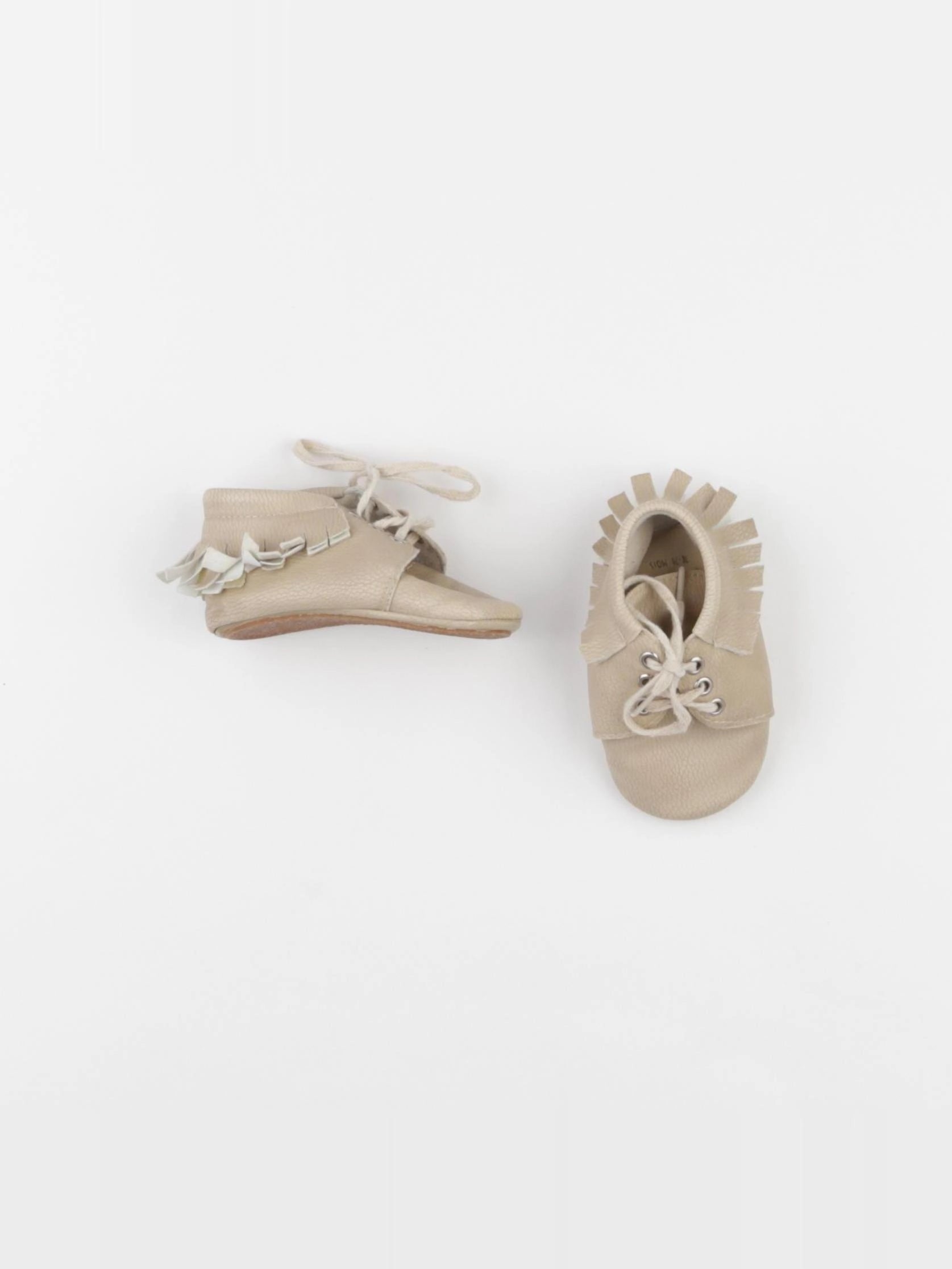 My Baby Factory - chaussons beige - 18/24 mois