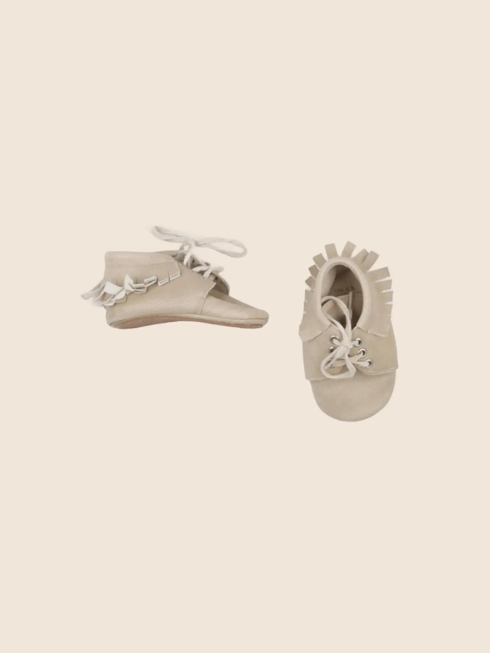 My Baby Factory - chaussons beige - 18/24 mois