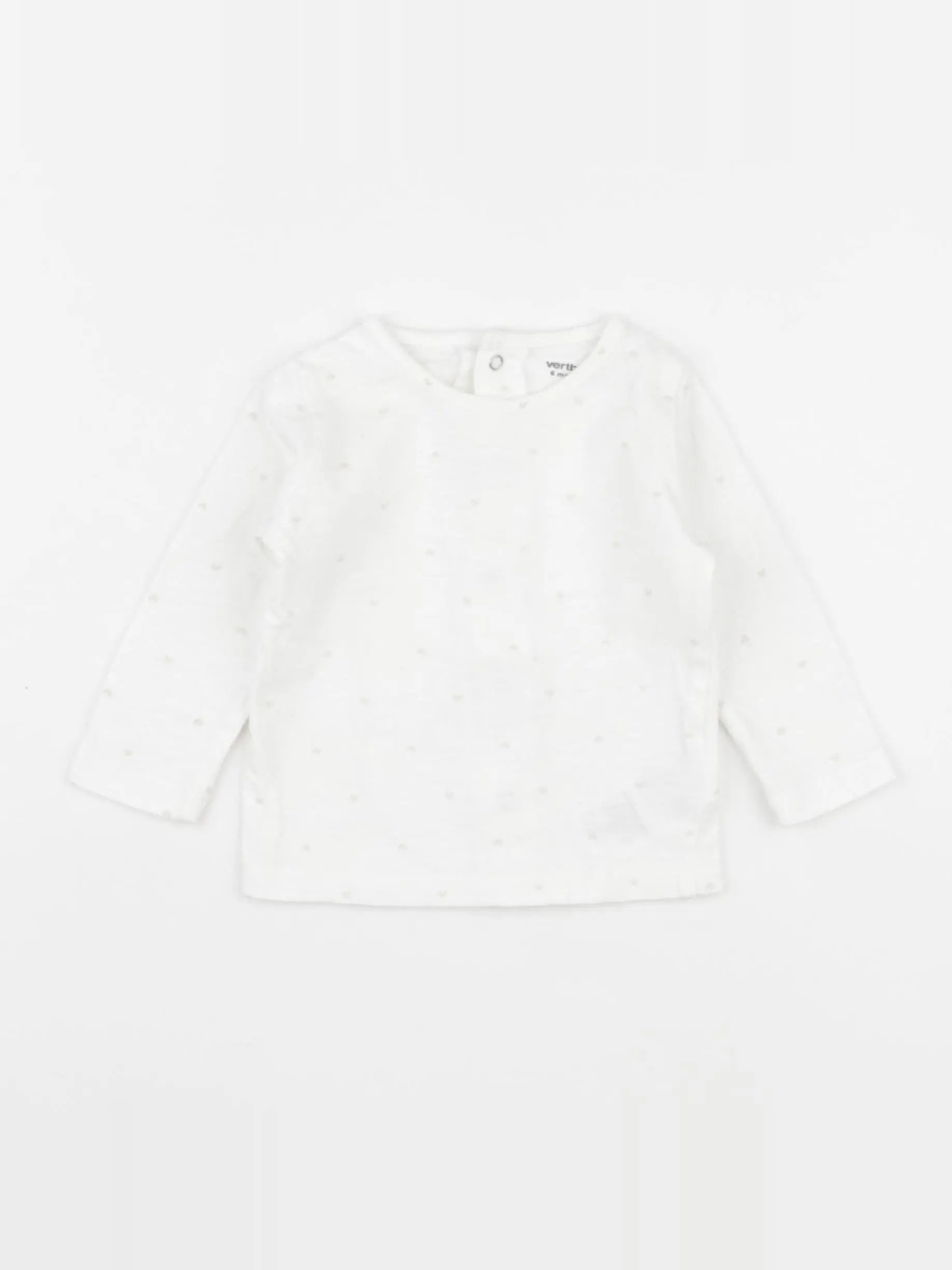 Vertbaudet - tee-shirt blanc - 6 mois