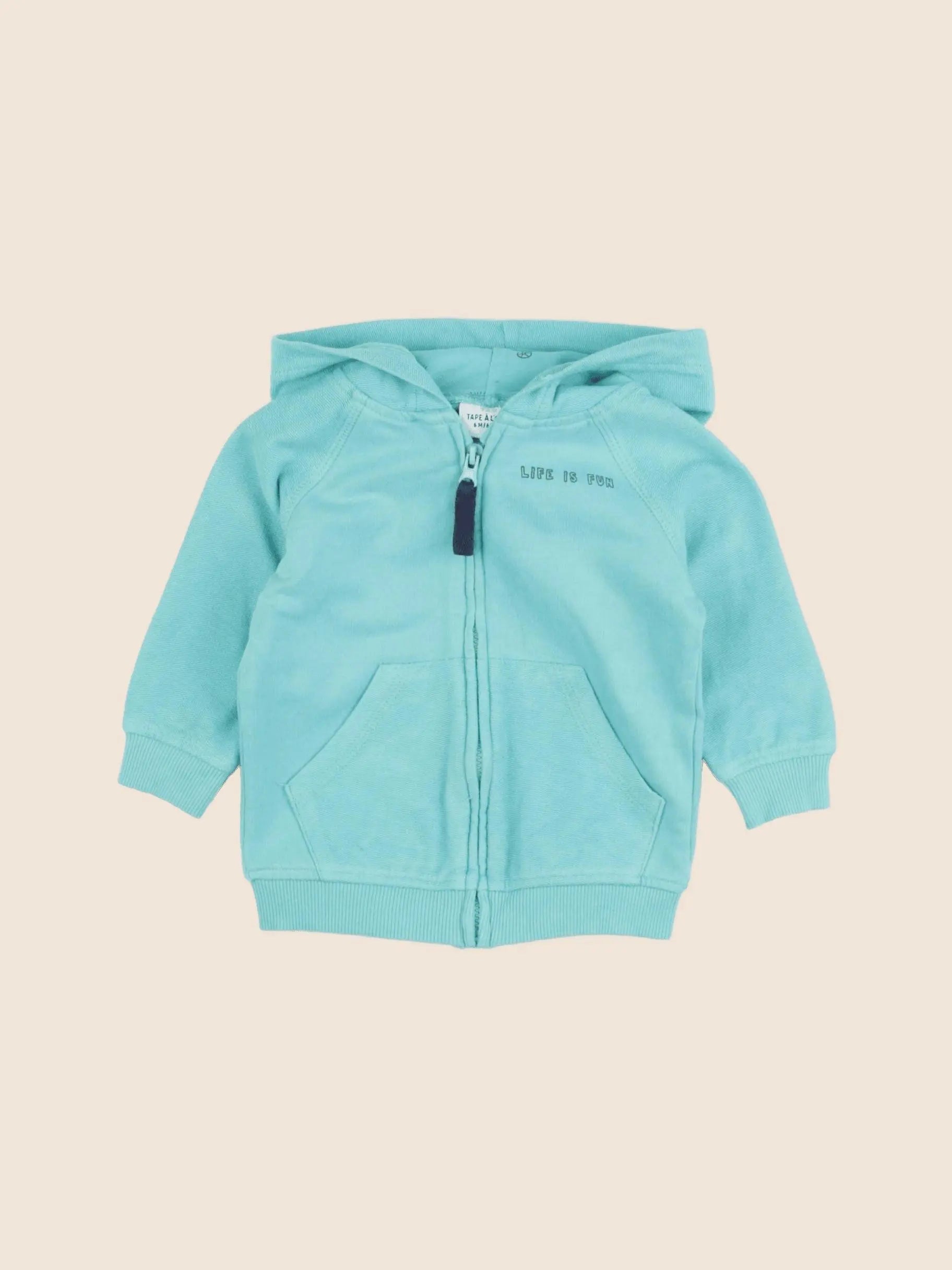 Tape à l'oeil - sweat bleu - 6 mois