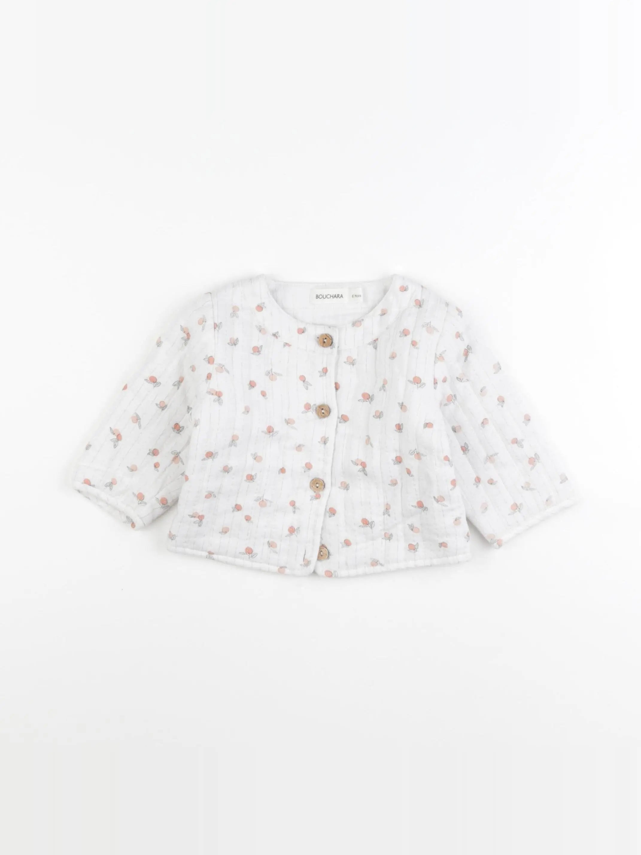 Bouchara - veste blanc - 6 mois