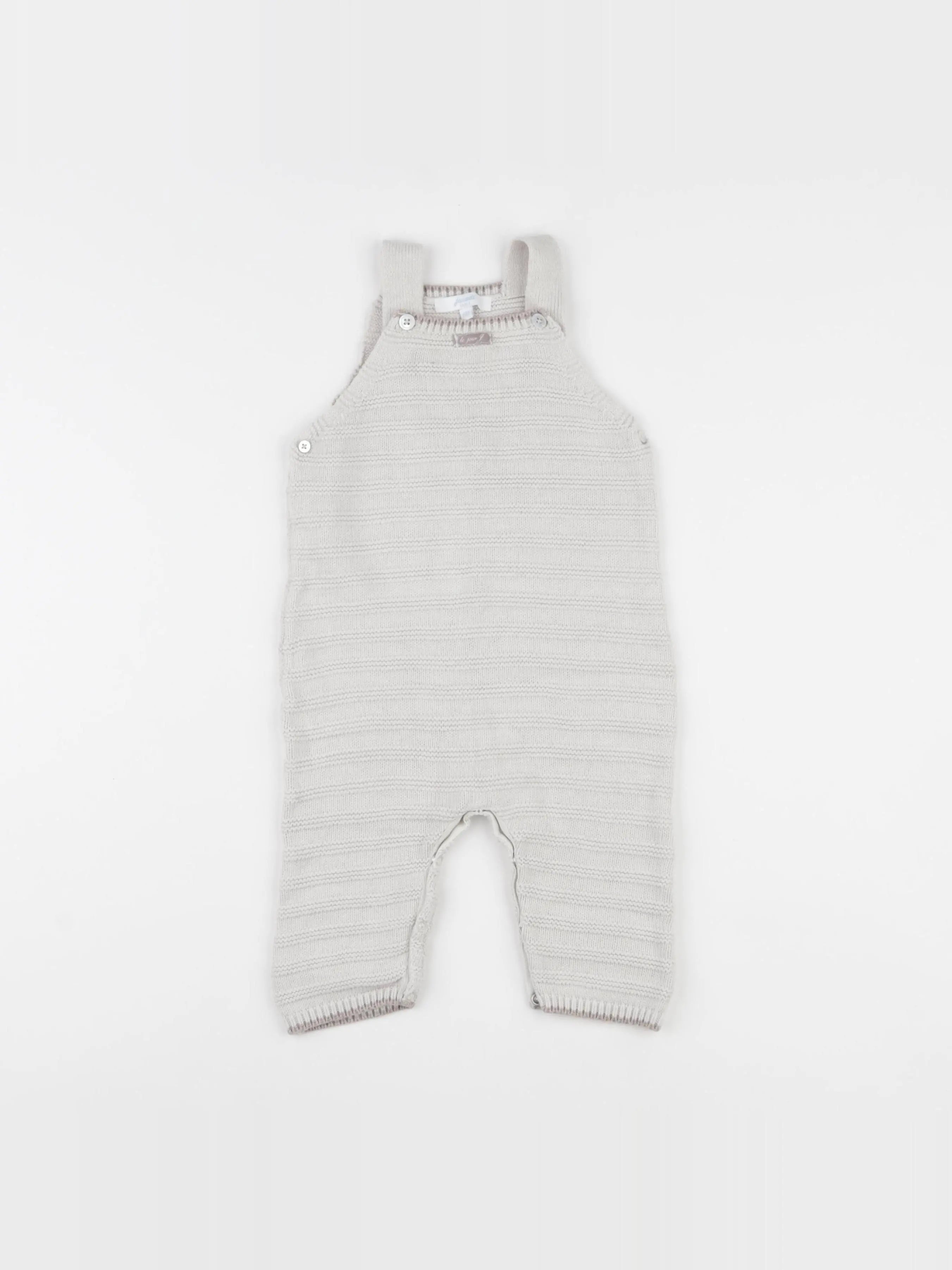 Jacadi - salopette beige - 6 mois