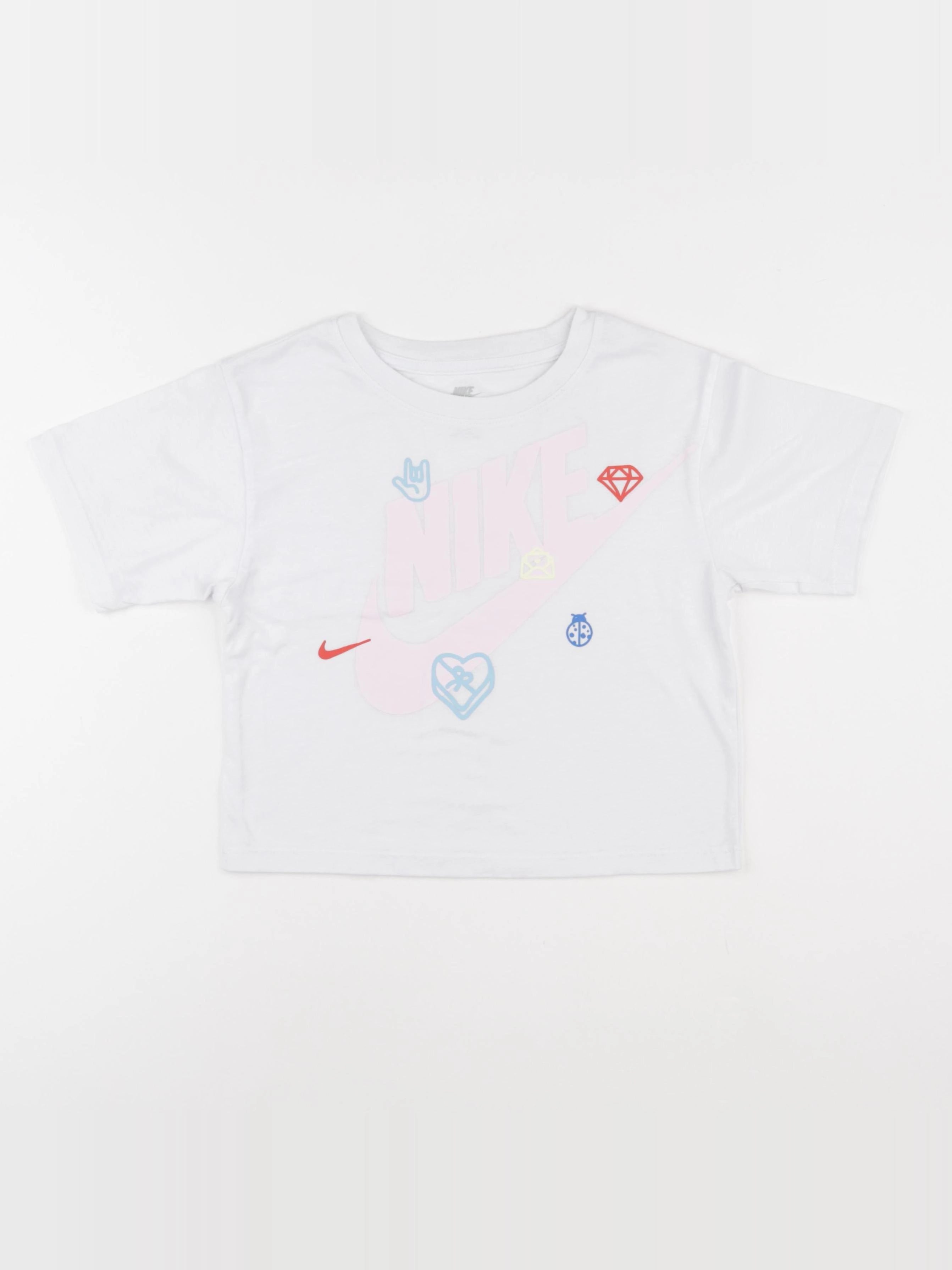 Nike - tee-shirt blanc - 6/7 ans