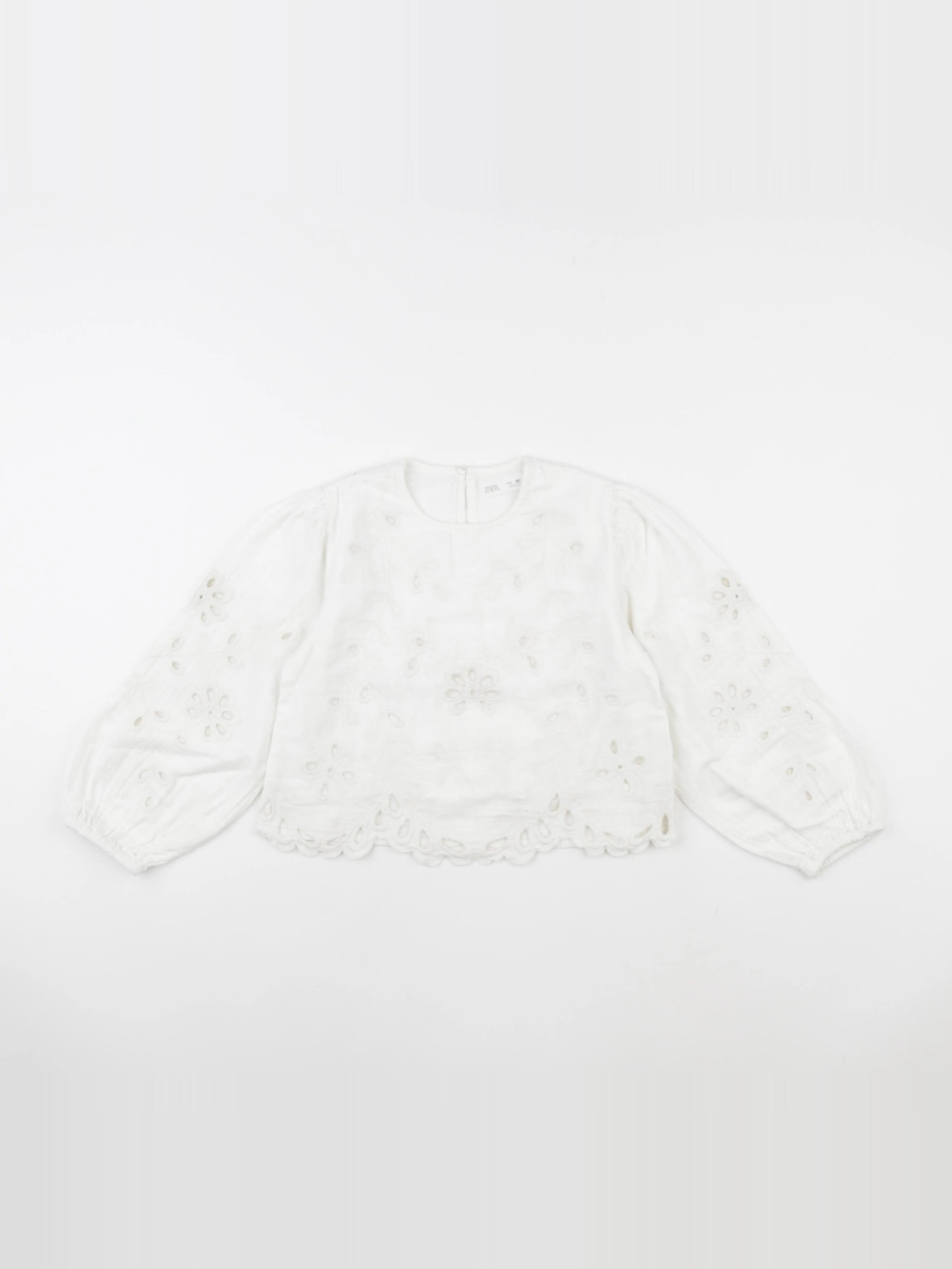 Zara - blouse blanc - 8 ans
