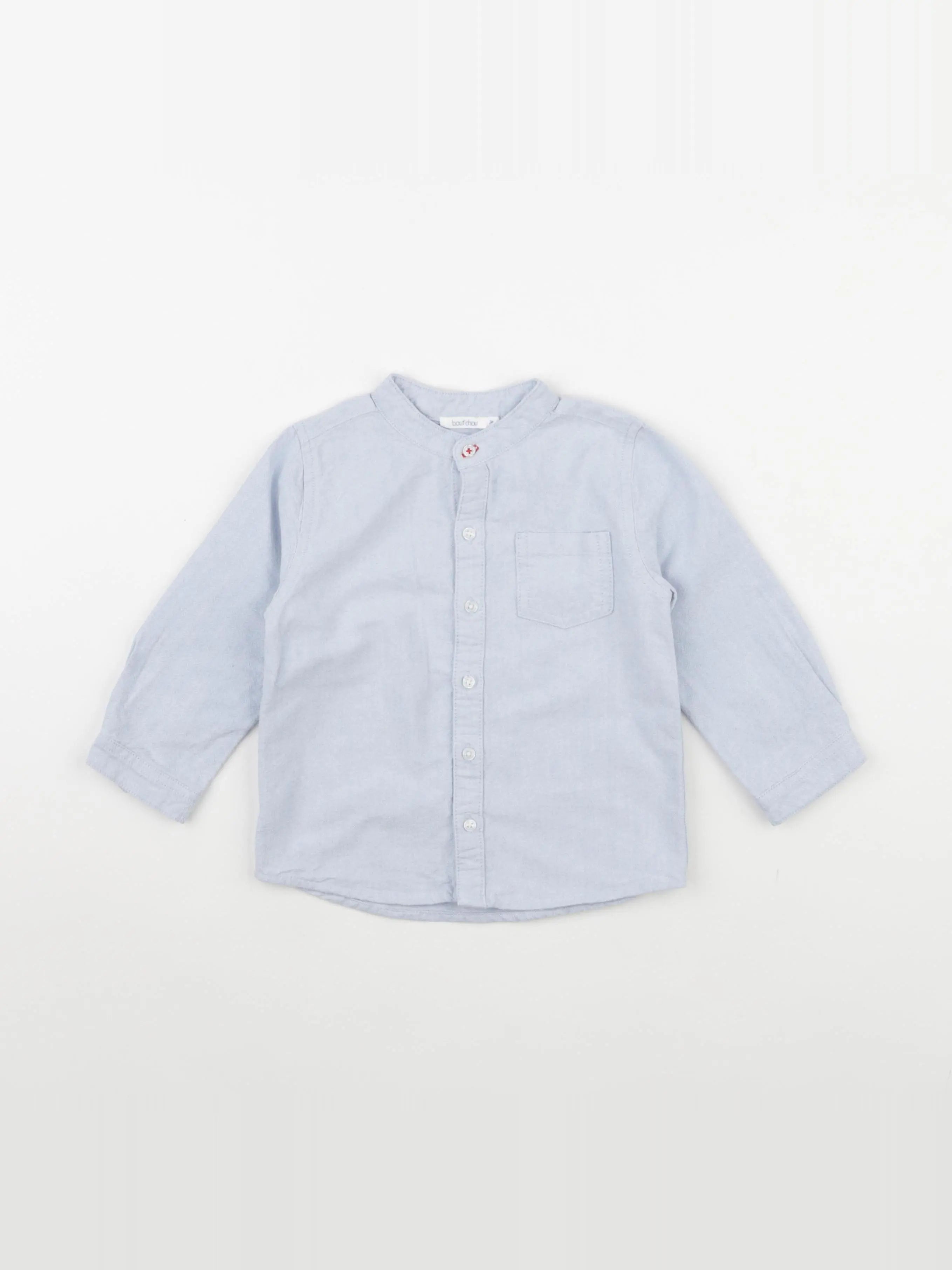 Boutchou - chemise bleu - 24 mois