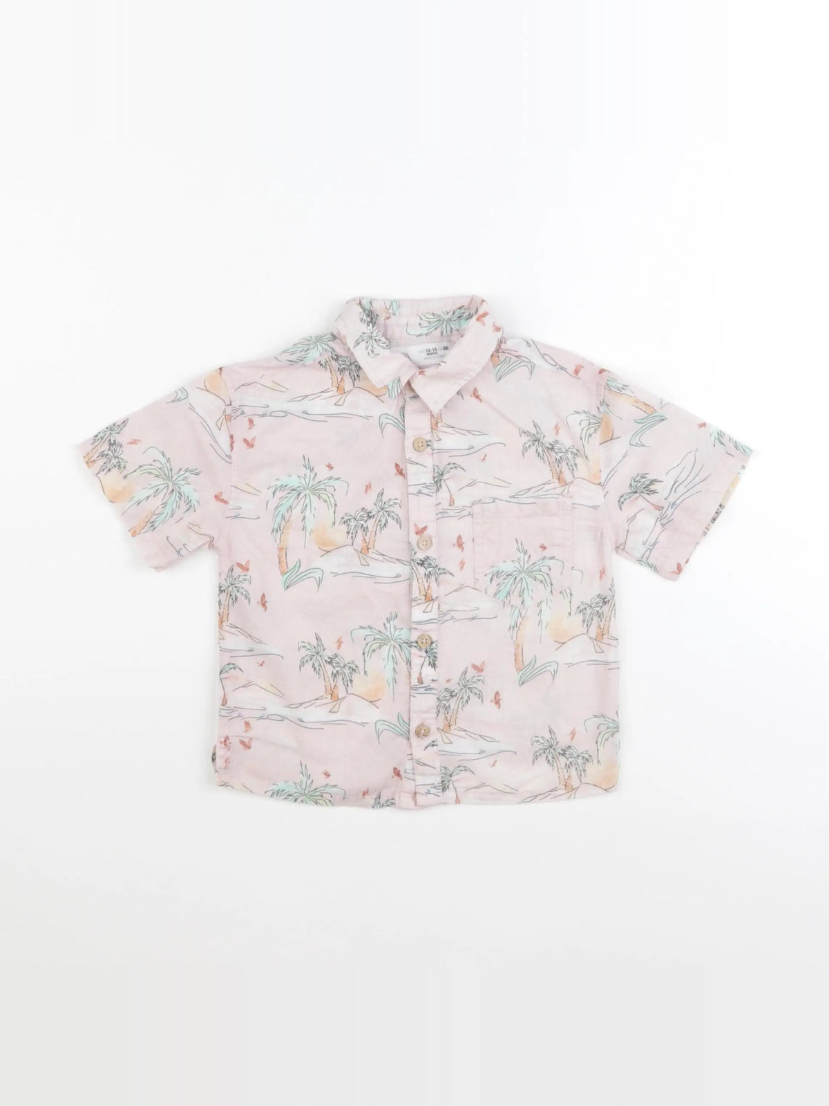 Zara - chemise multicolore - 12/18 mois
