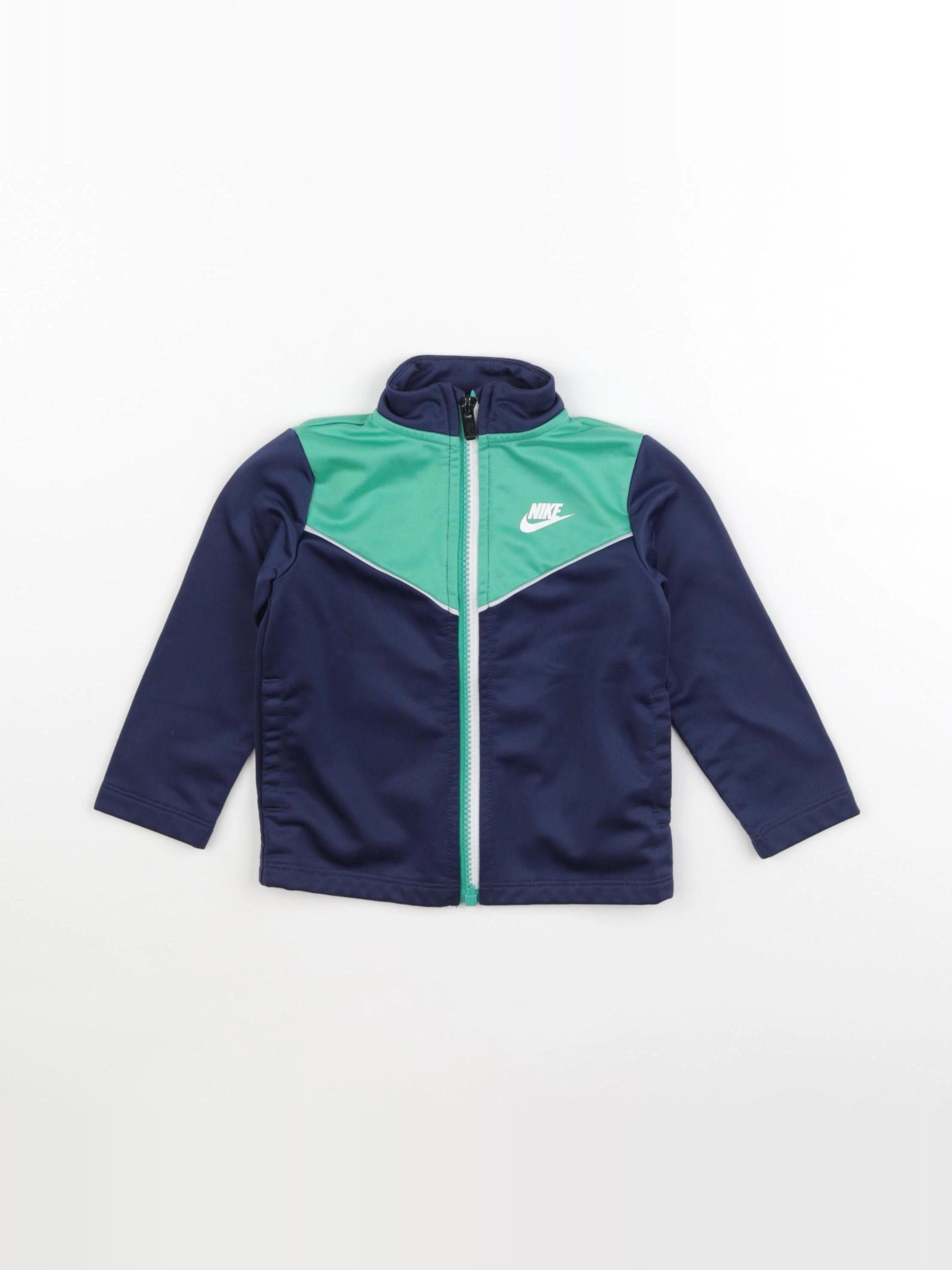 Nike - sweat bleu, vert - 18 mois