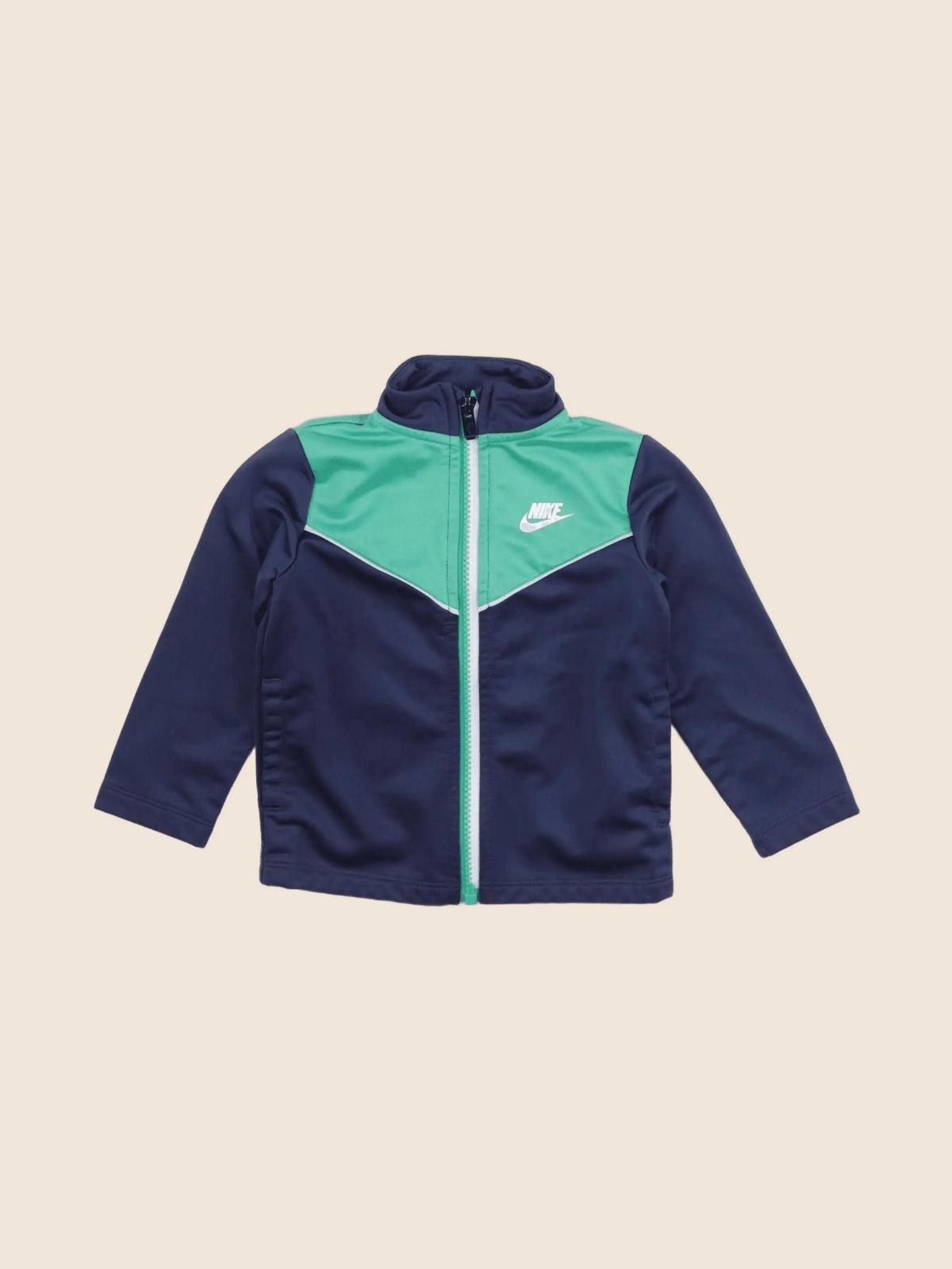 Nike - sweat bleu, vert - 18 mois