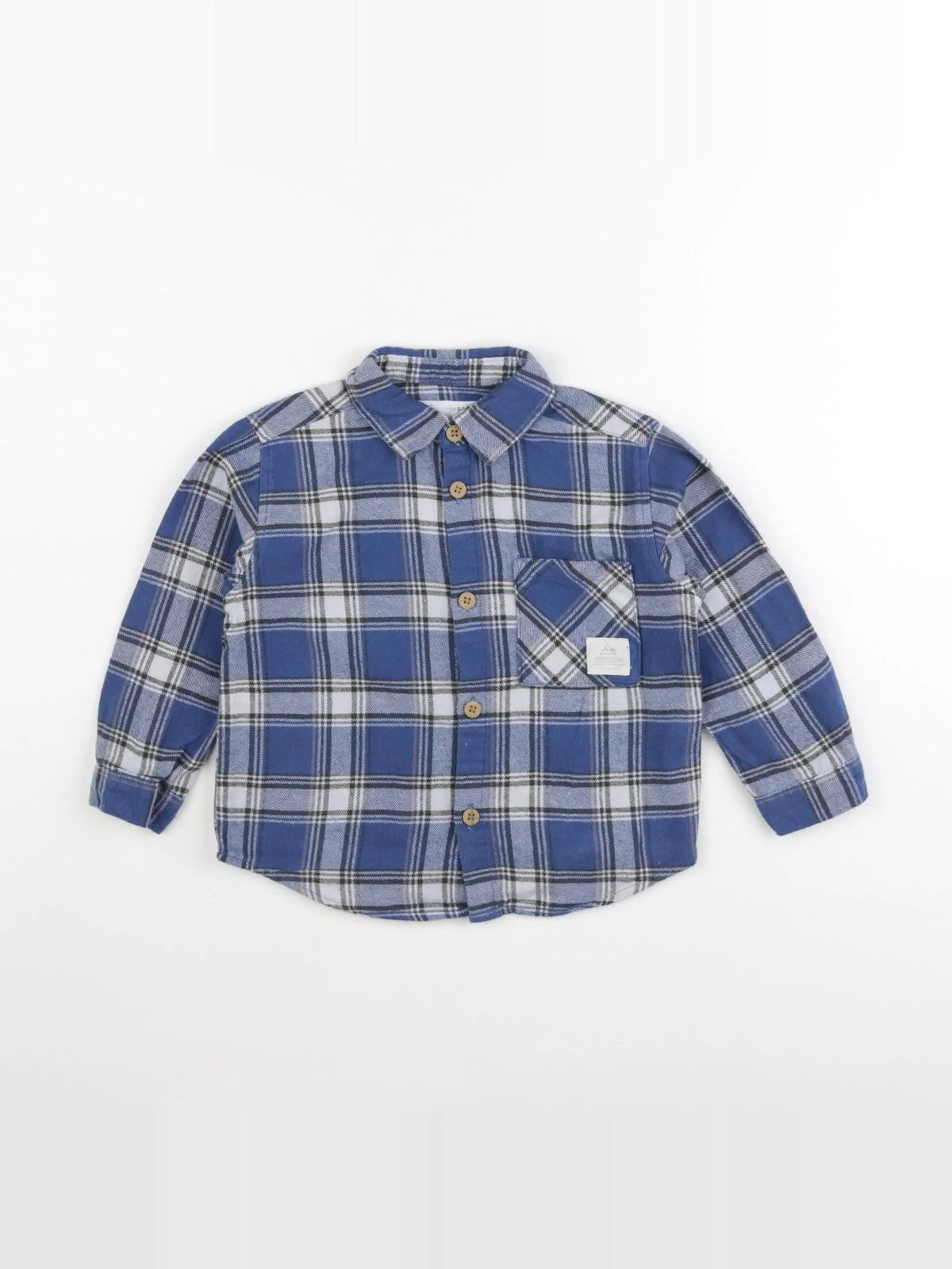 Zara - chemise bleu - 2/3 ans