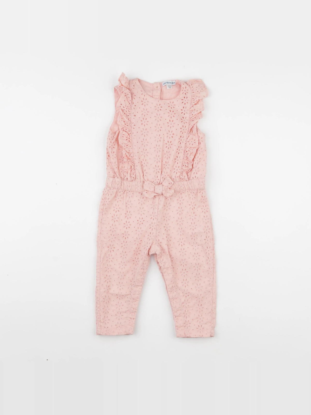 Vertbaudet - combinaison rose - 18 mois