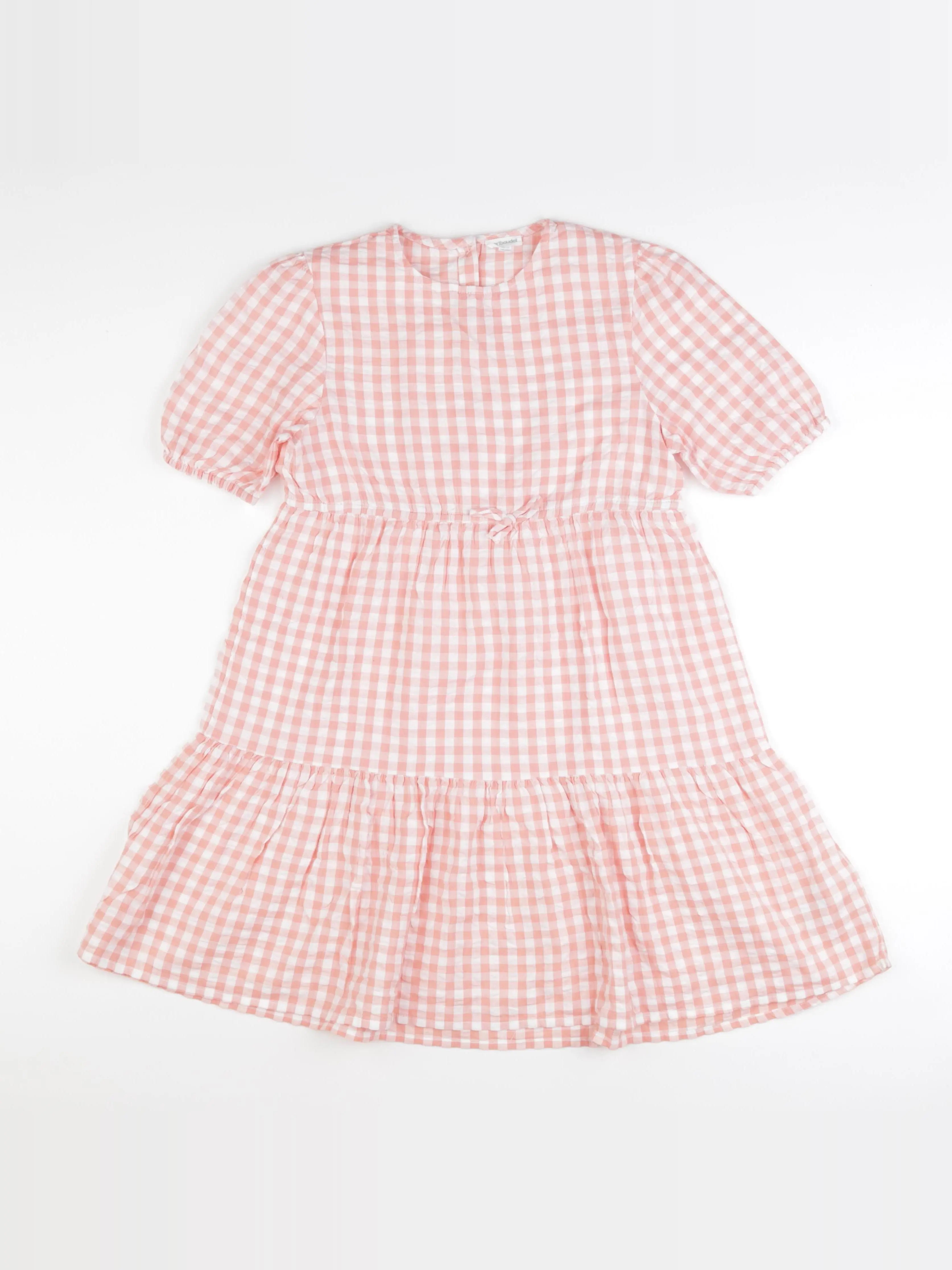 Vertbaudet - robe blanc, rose - 12 ans