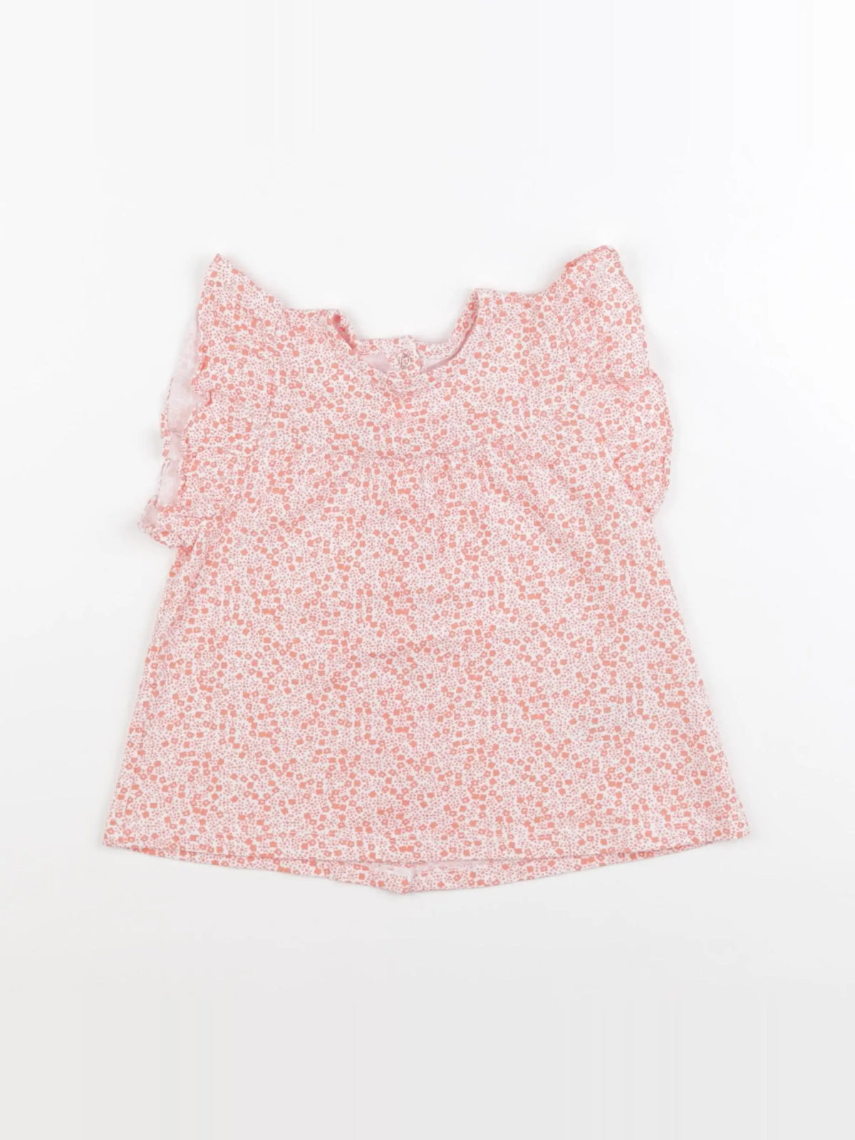 Vertbaudet - tee-shirt blanc, rose - 36 mois