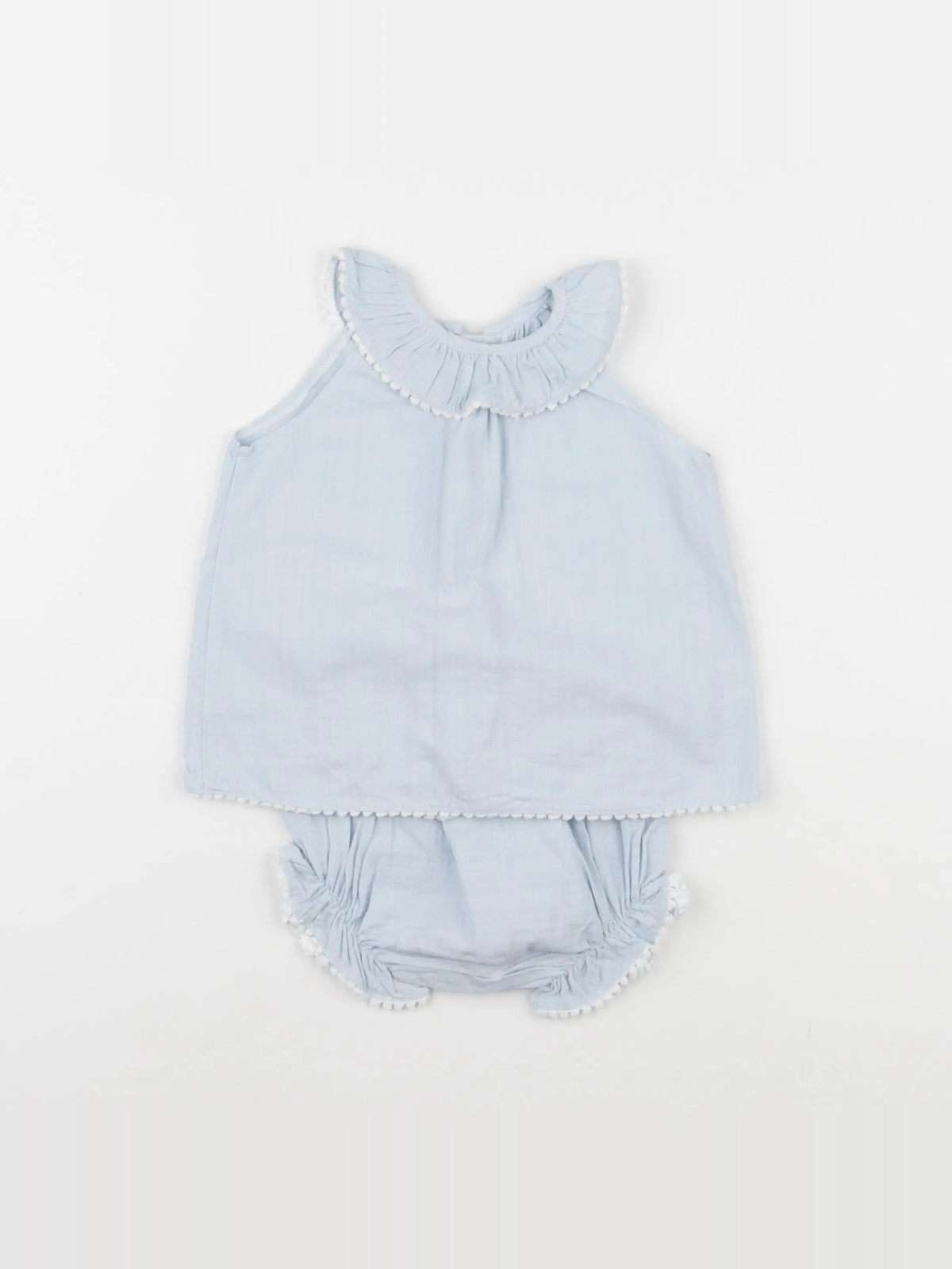 Lola Palacios - ensemble bleu - 12 mois