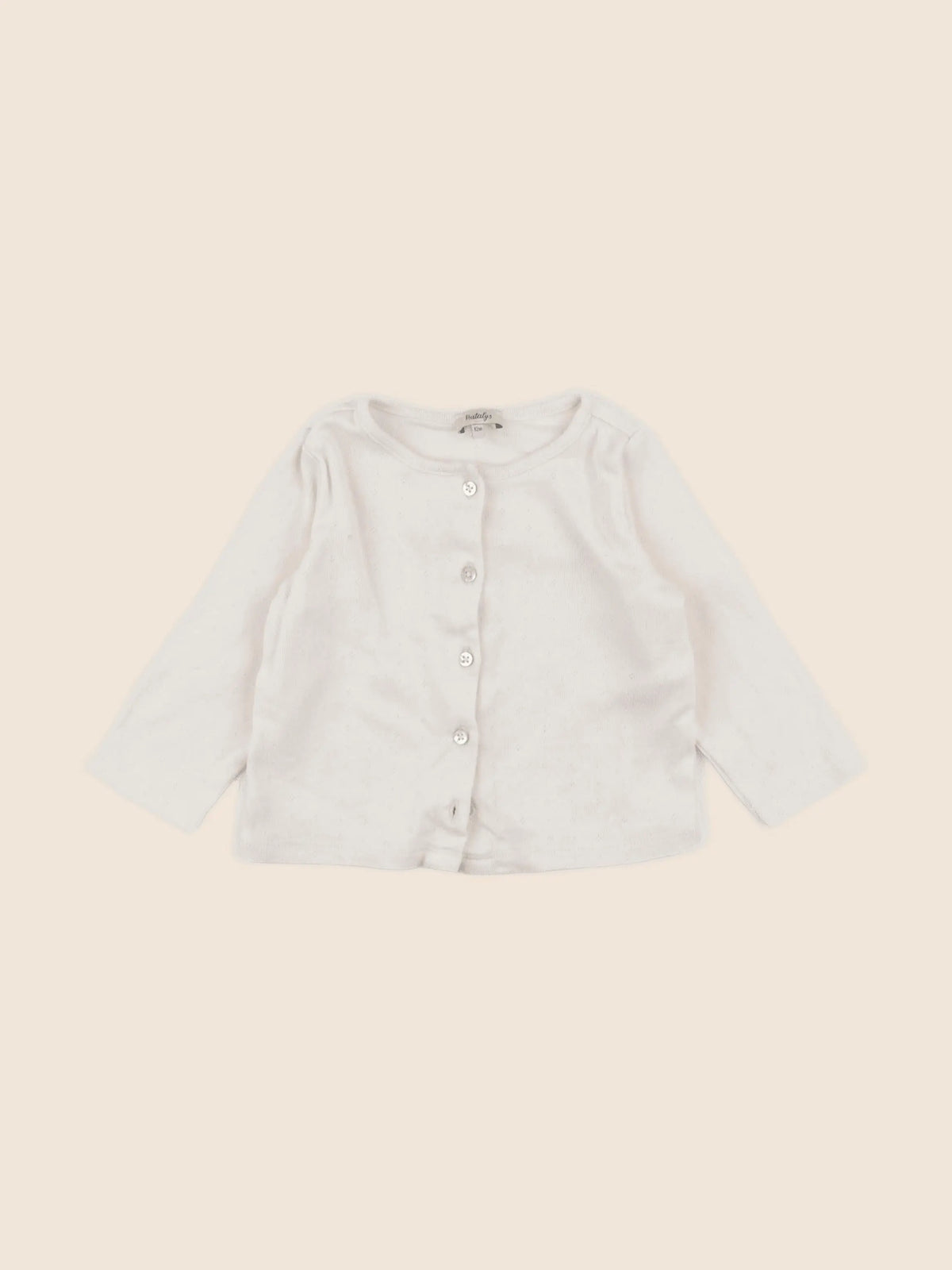 Natalys - gilet beige - 12 mois
