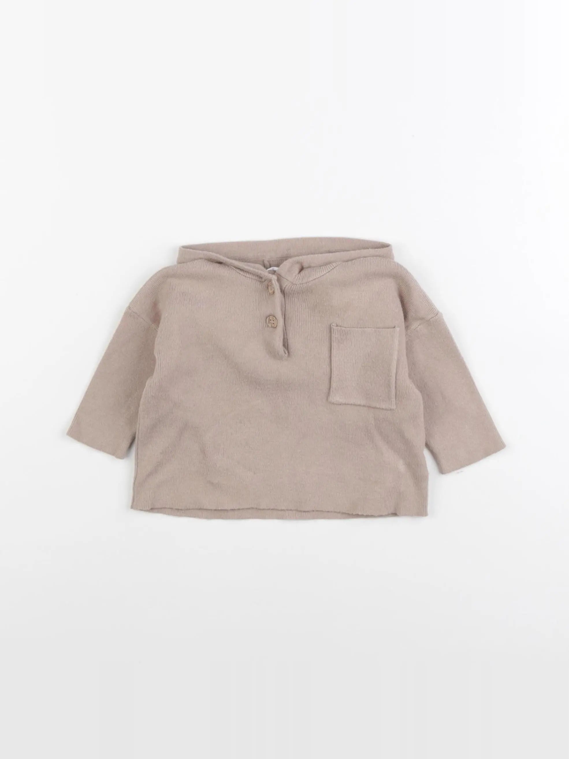 Vertbaudet - pull marron - 3 mois