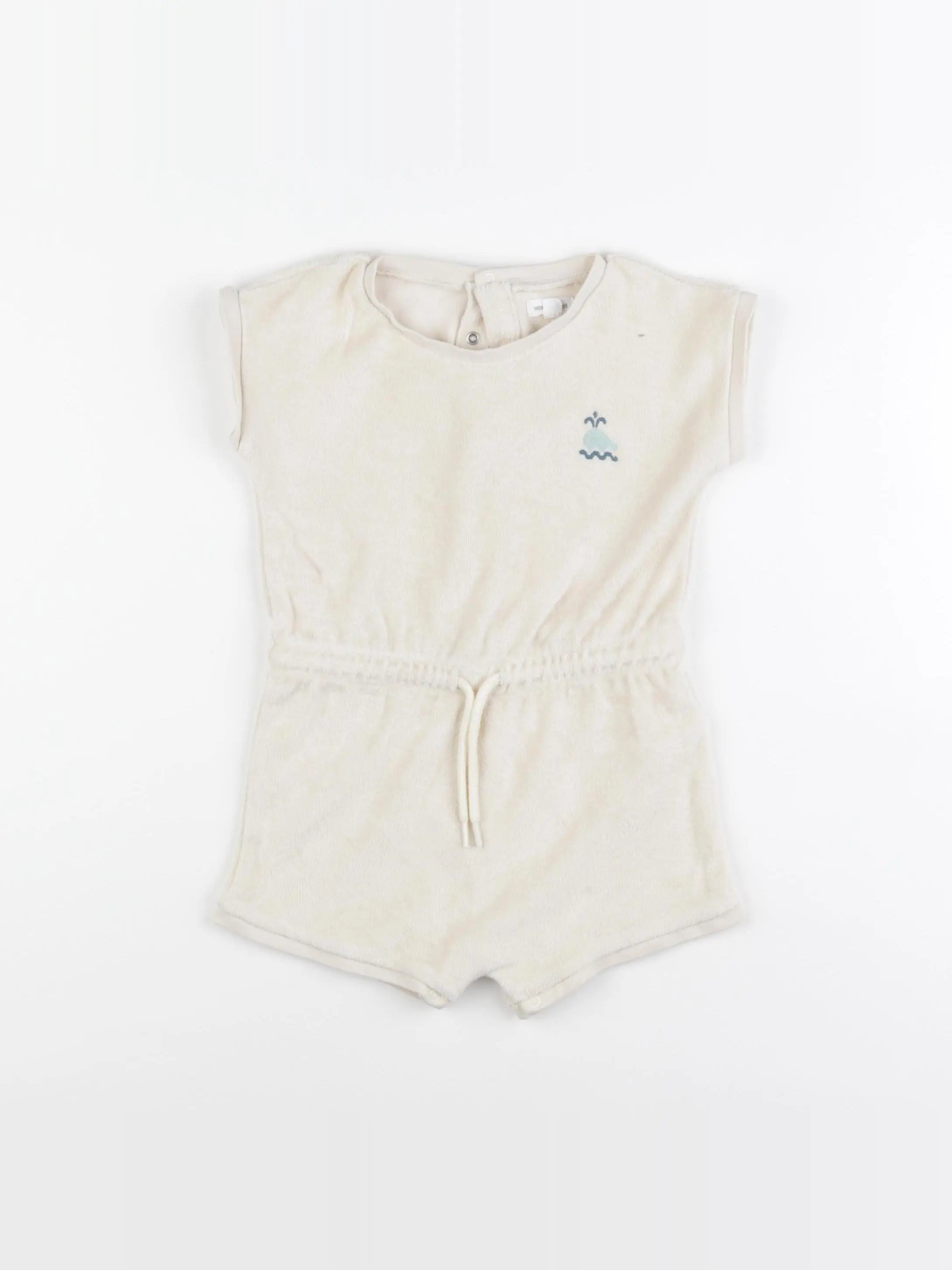 Vertbaudet - combinaison beige - 24 mois