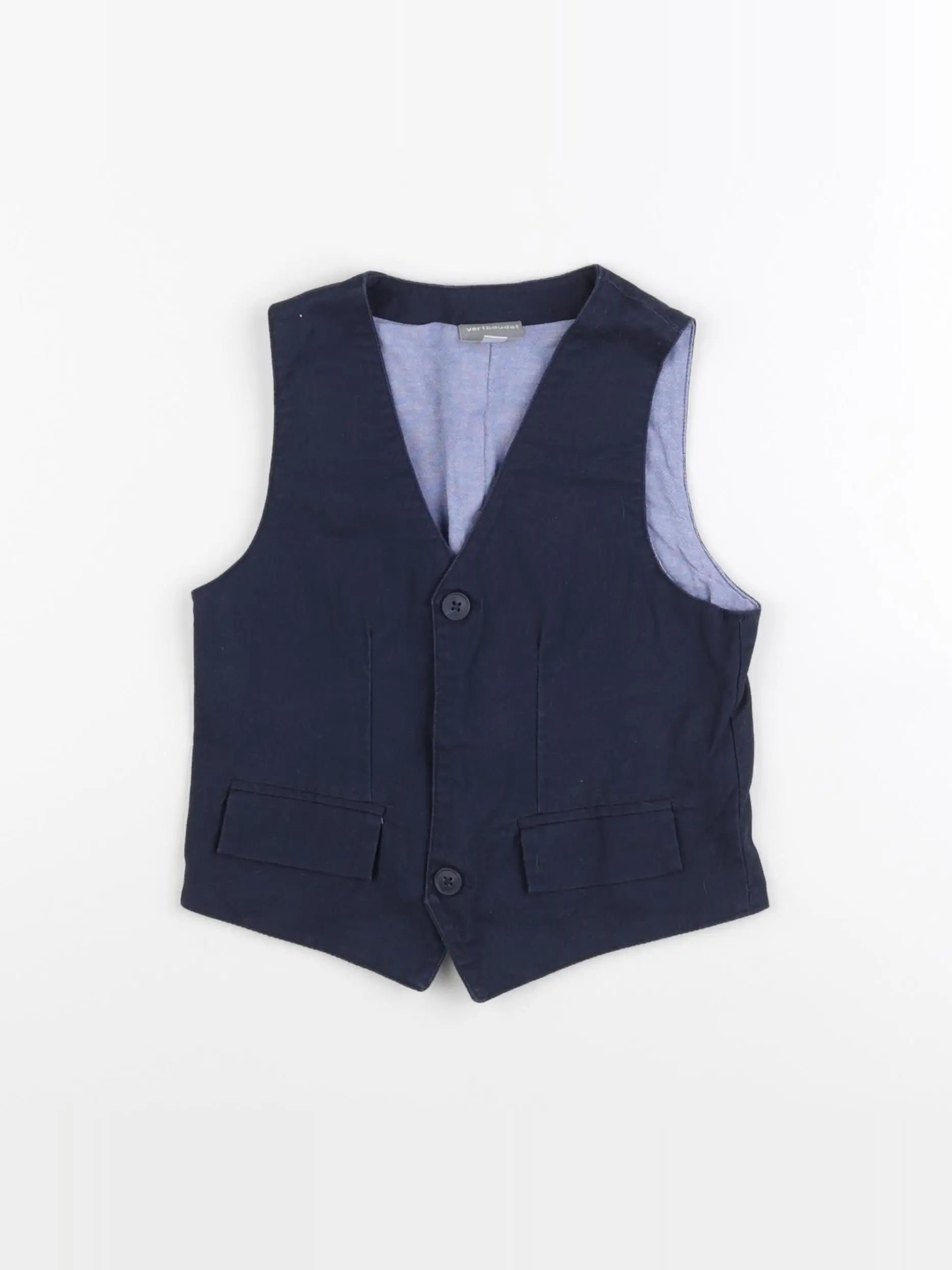Vertbaudet - gilet bleu - 5 ans