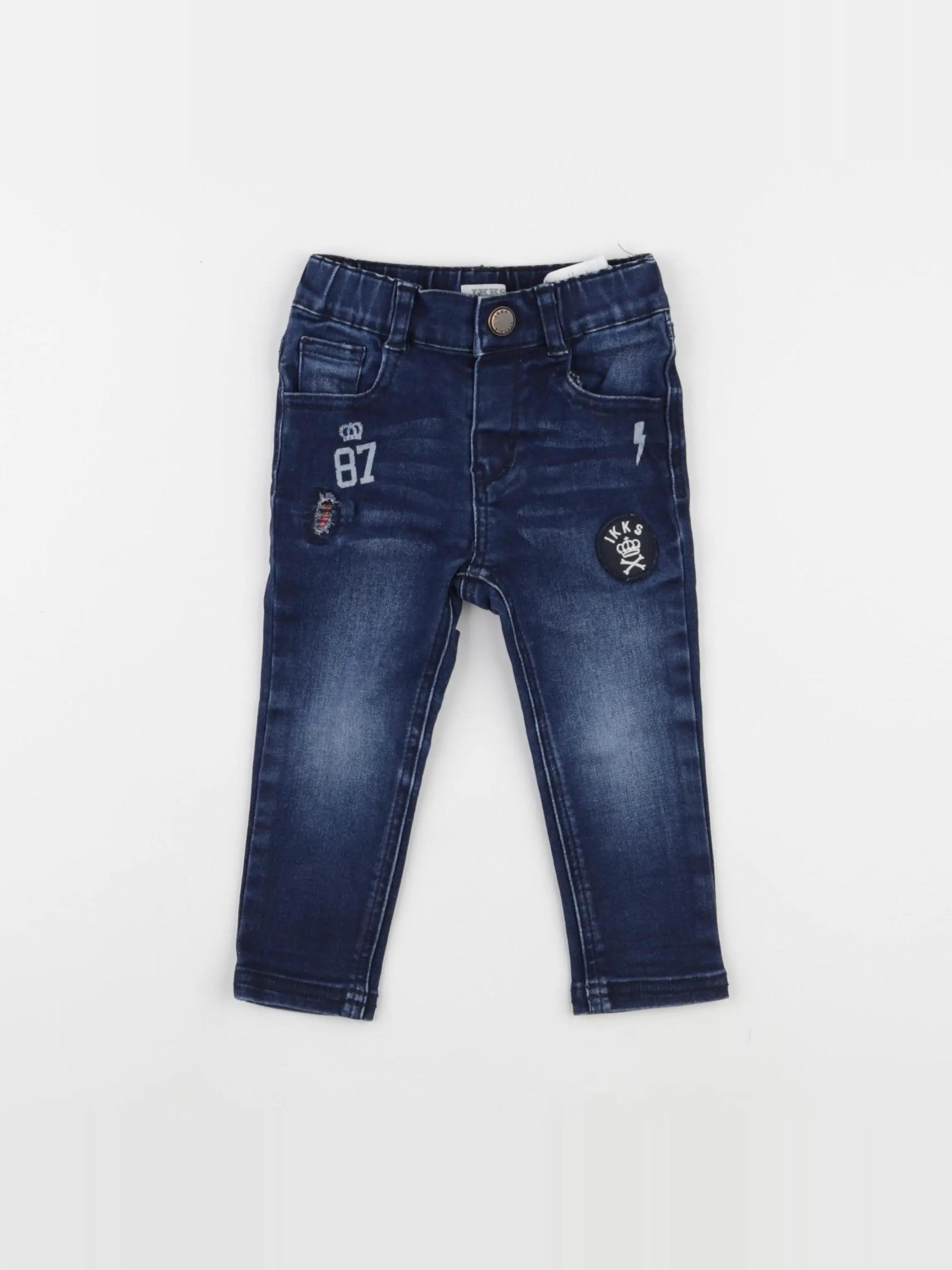 IKKS - jean bleu - 18 mois