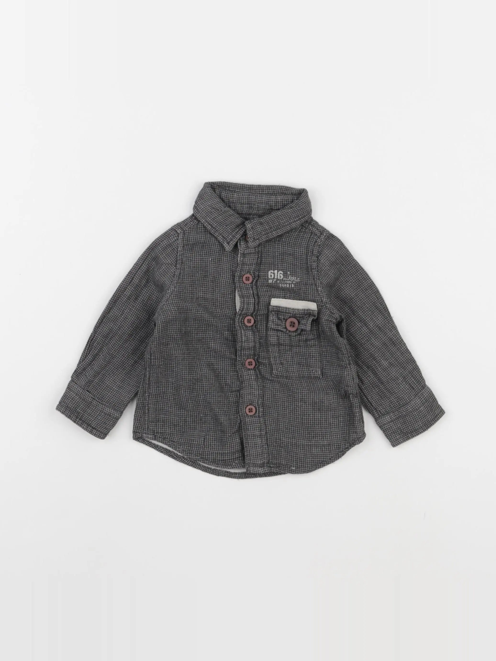 IKKS - chemise gris - 3 mois