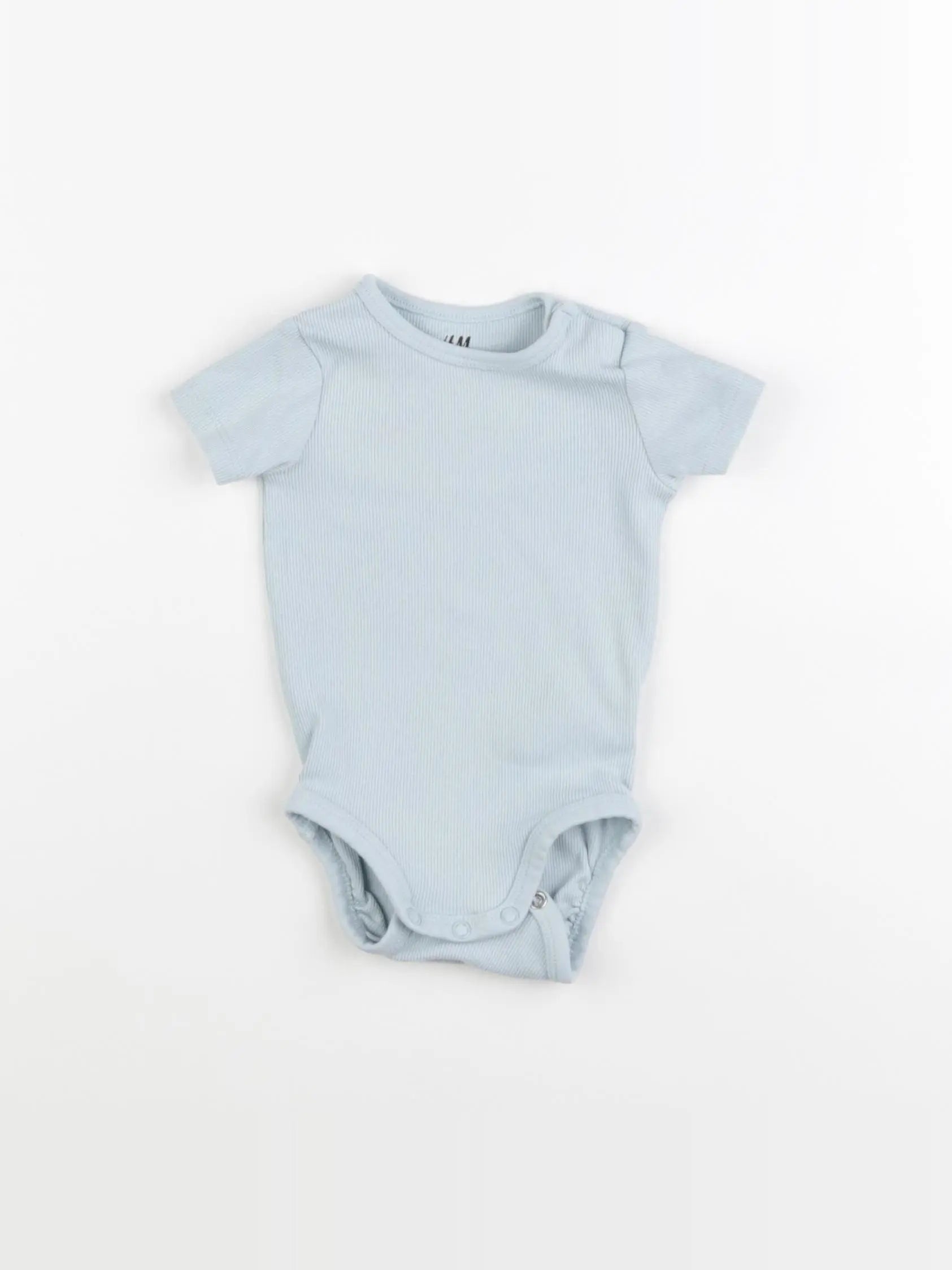 H&M - body bleu - 3 mois