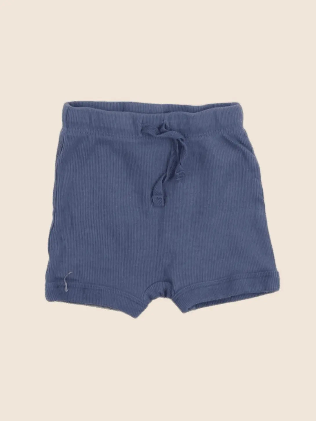 H&M - short bleu - 3 mois
