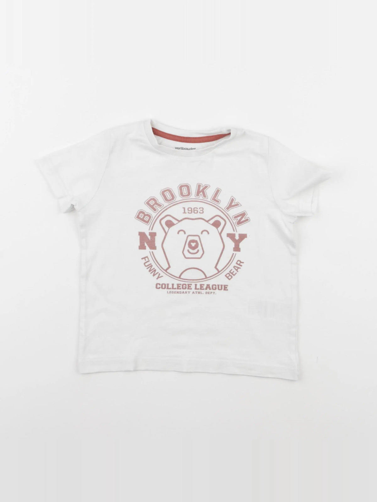 Vertbaudet - tee-shirt blanc - 3 ans