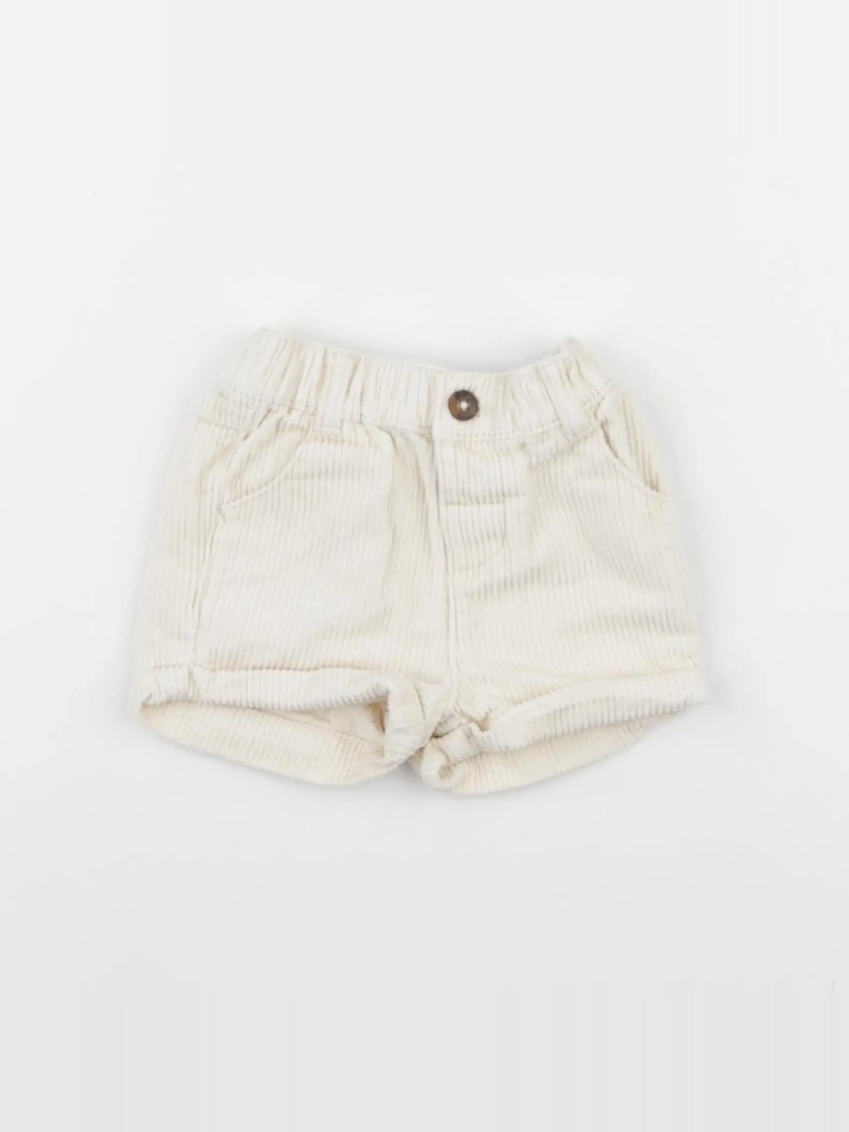 Vertbaudet - short beige - 3 mois