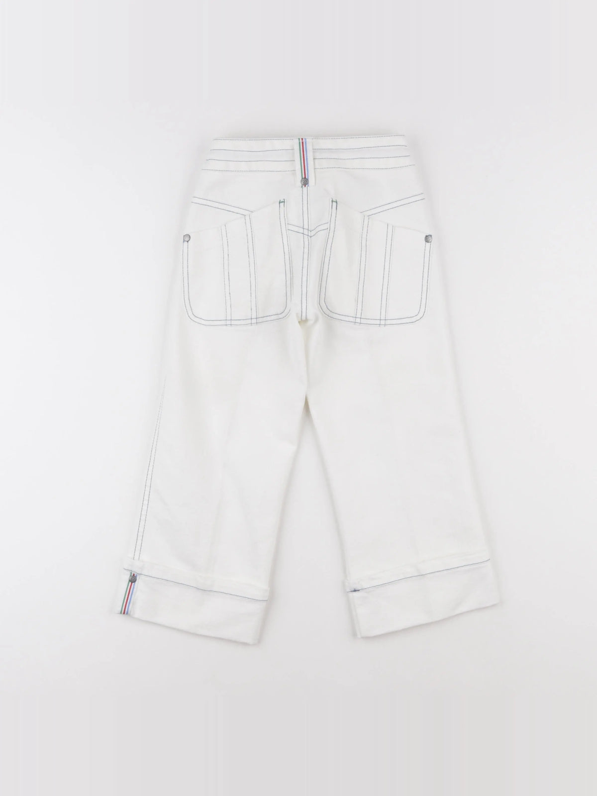 Vintage - pantacourt blanc - 6 ans