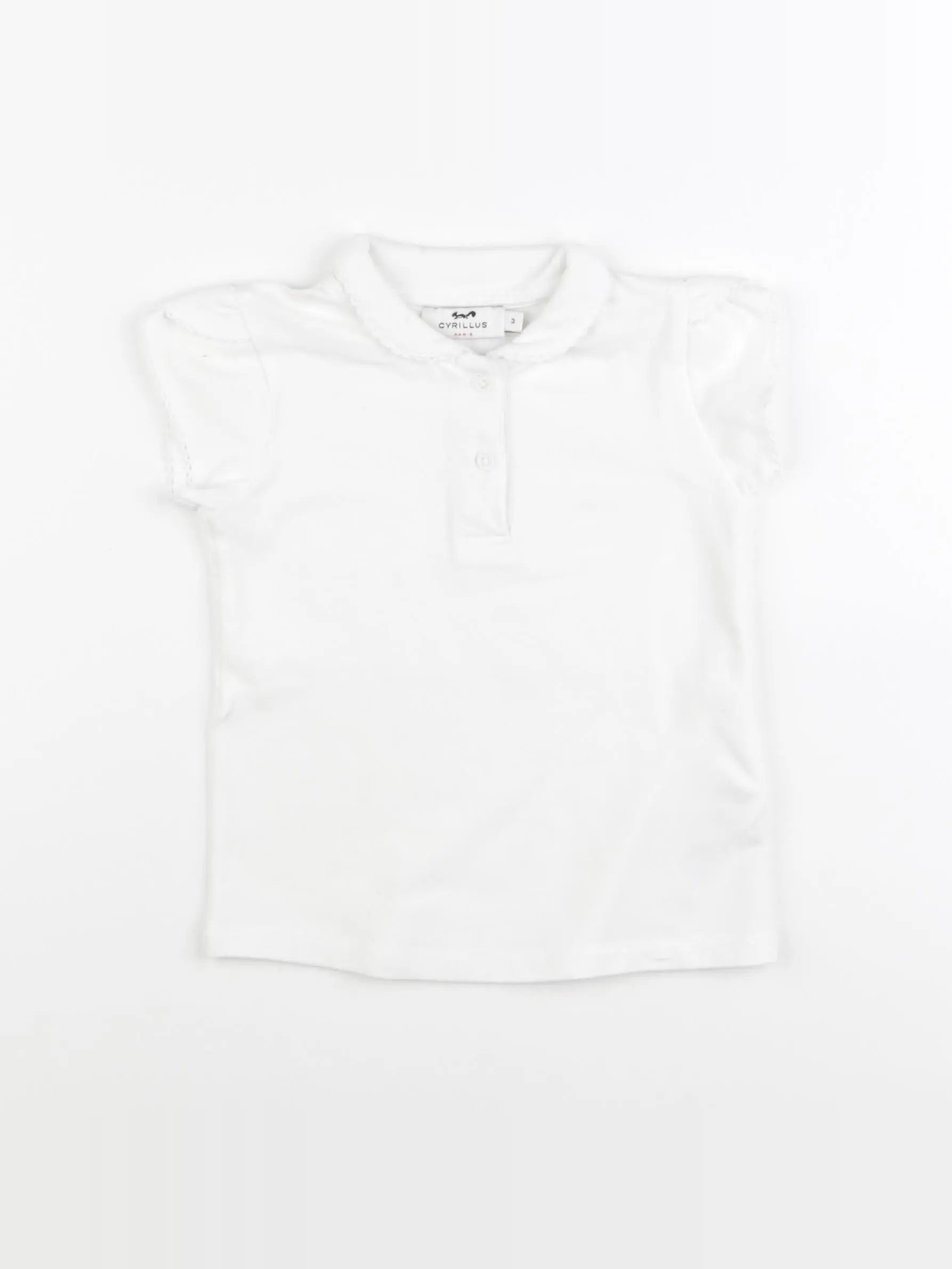 Cyrillus - polo blanc - 3 ans