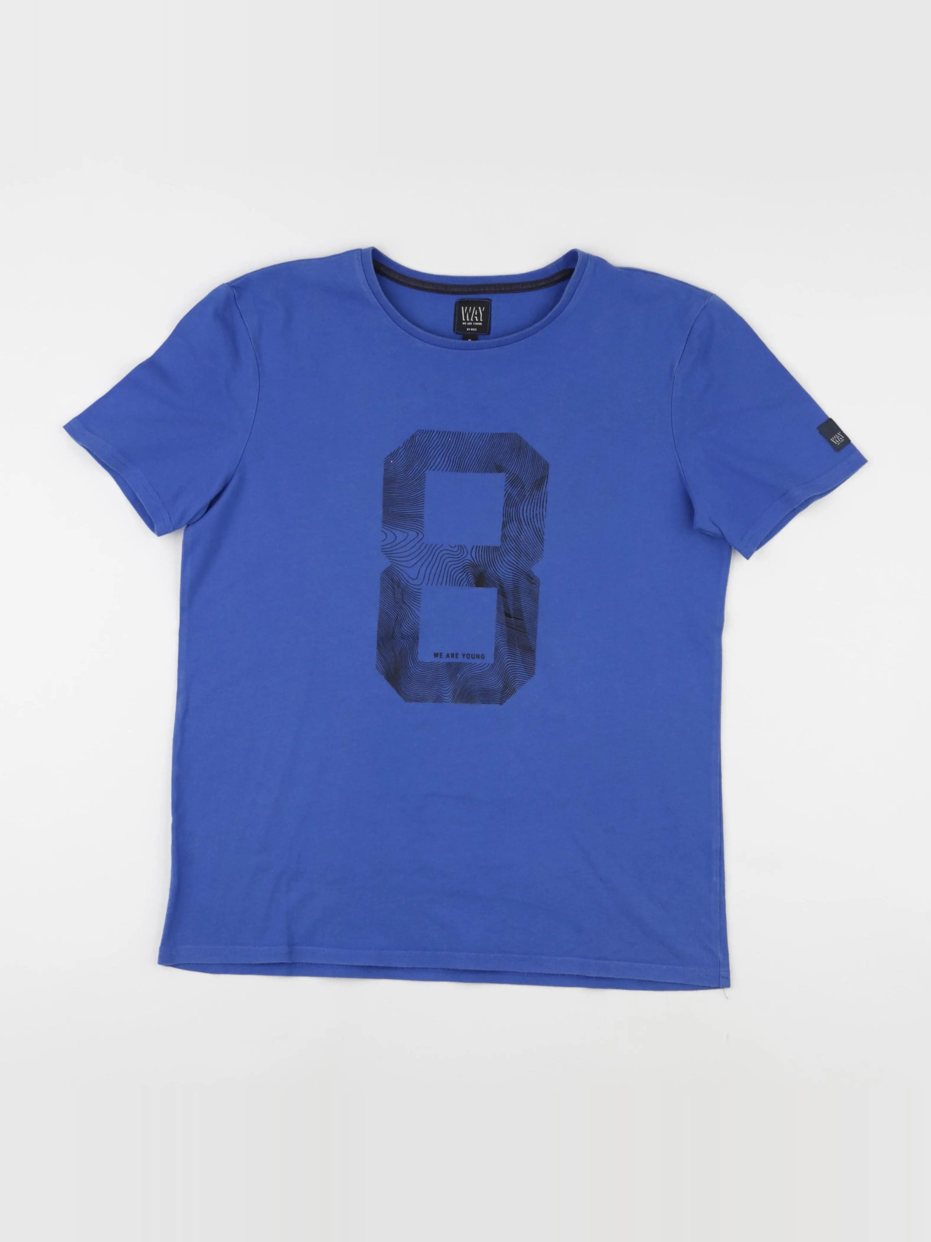 IKKS - tee-shirt bleu - 16 ans