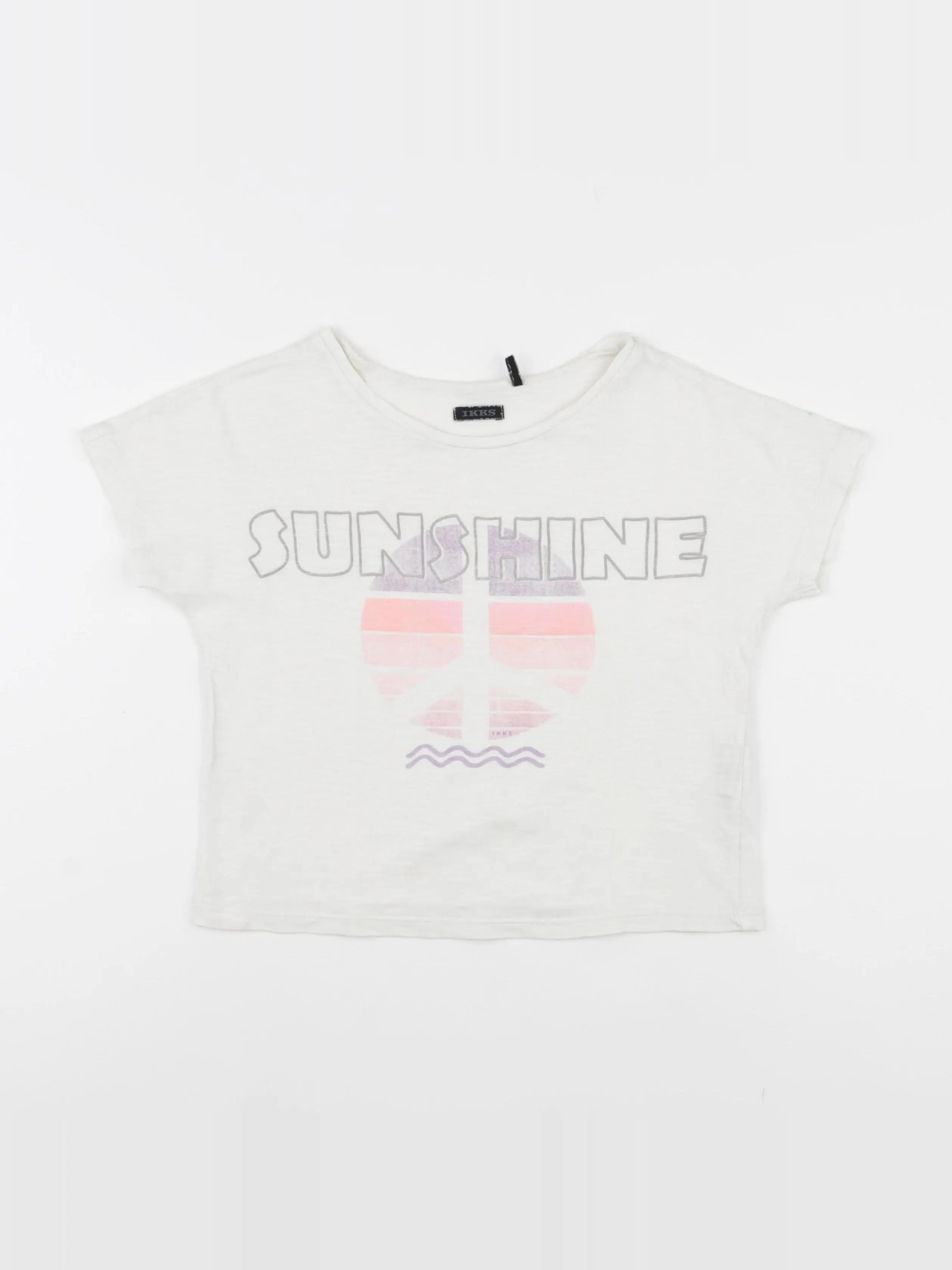 IKKS - tee-shirt beige - 6 ans